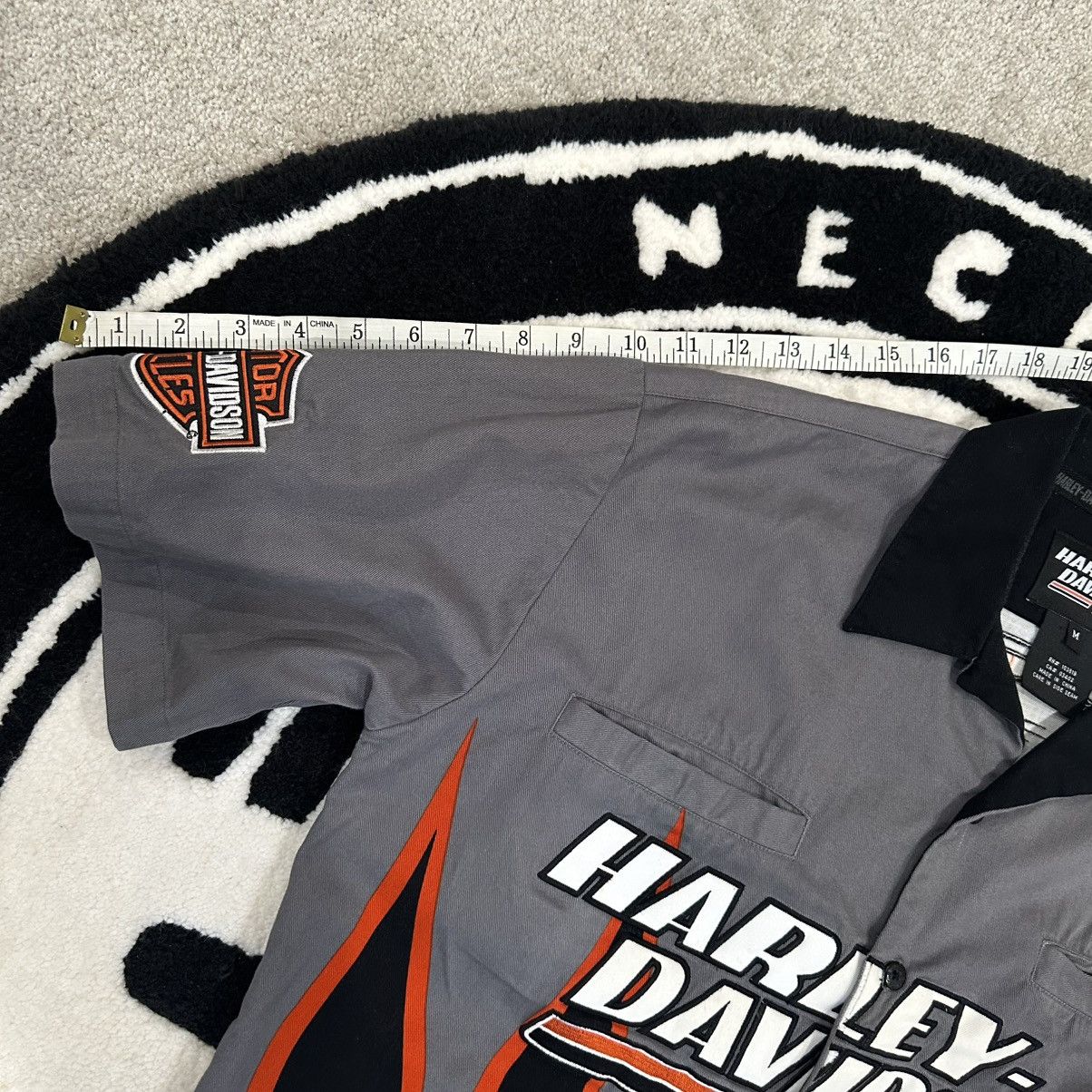 Harley Davidson Harley-Davidson Screamin Eagle Flames Button Up Size US M / EU 48-50 / 2 - 9 Thumbnail