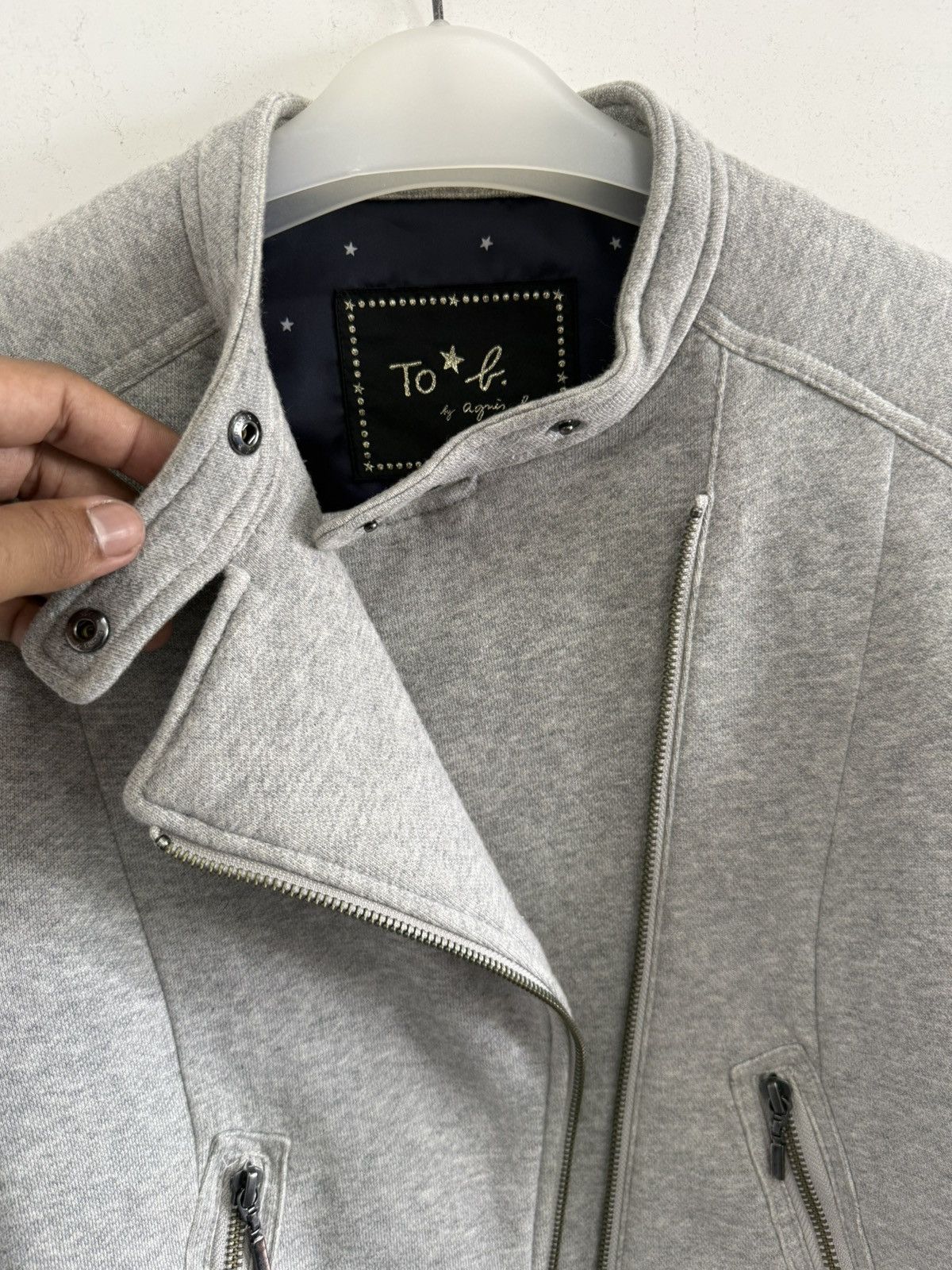 agnes b. 🔥 Vintage Agnes B Japan Paris minimalist Sweat Jacket Size XXS / US 00 / IT 34 - 9 Thumbnail