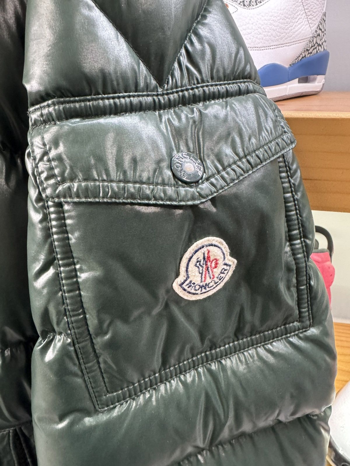 Moncler Moncler Maya Down Jacket Green Size US L / EU 52-54 / 3 - 12 Thumbnail