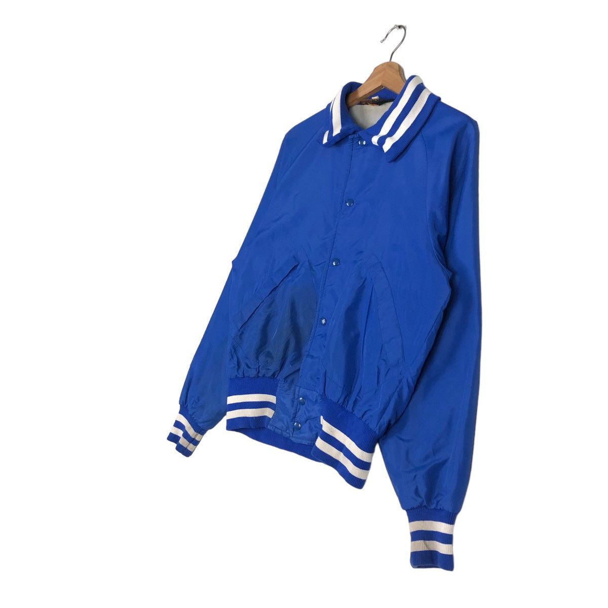 Japanese Brand 🔥Vintage Bomber Jacket Satin Dunbrooke USA Big Logo Size US S / EU 44-46 / 1 - 3 Thumbnail