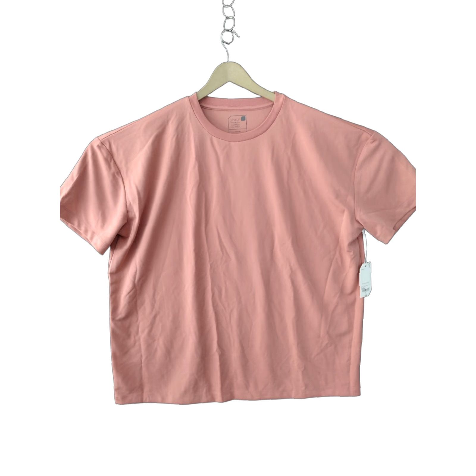 Vintage STY LUS X Ladarius Campbell Men's Solid Crew Neck T-Shirt Old Rose XL Size US XL / EU 56 / 4 - 1 Thumbnail