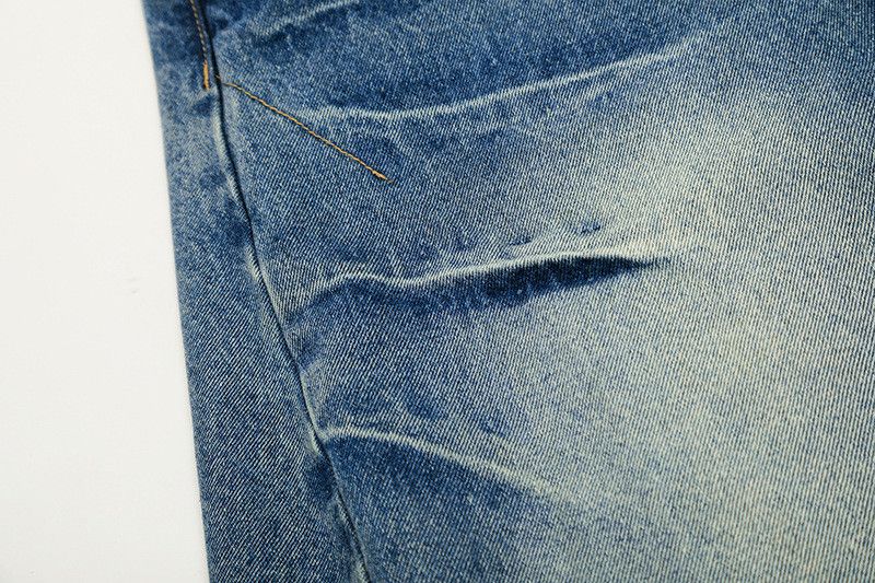 Vintage Men's American Retro Washed Curved Wide-Leg Jeans Size US 32 / EU 48 - 4 Thumbnail