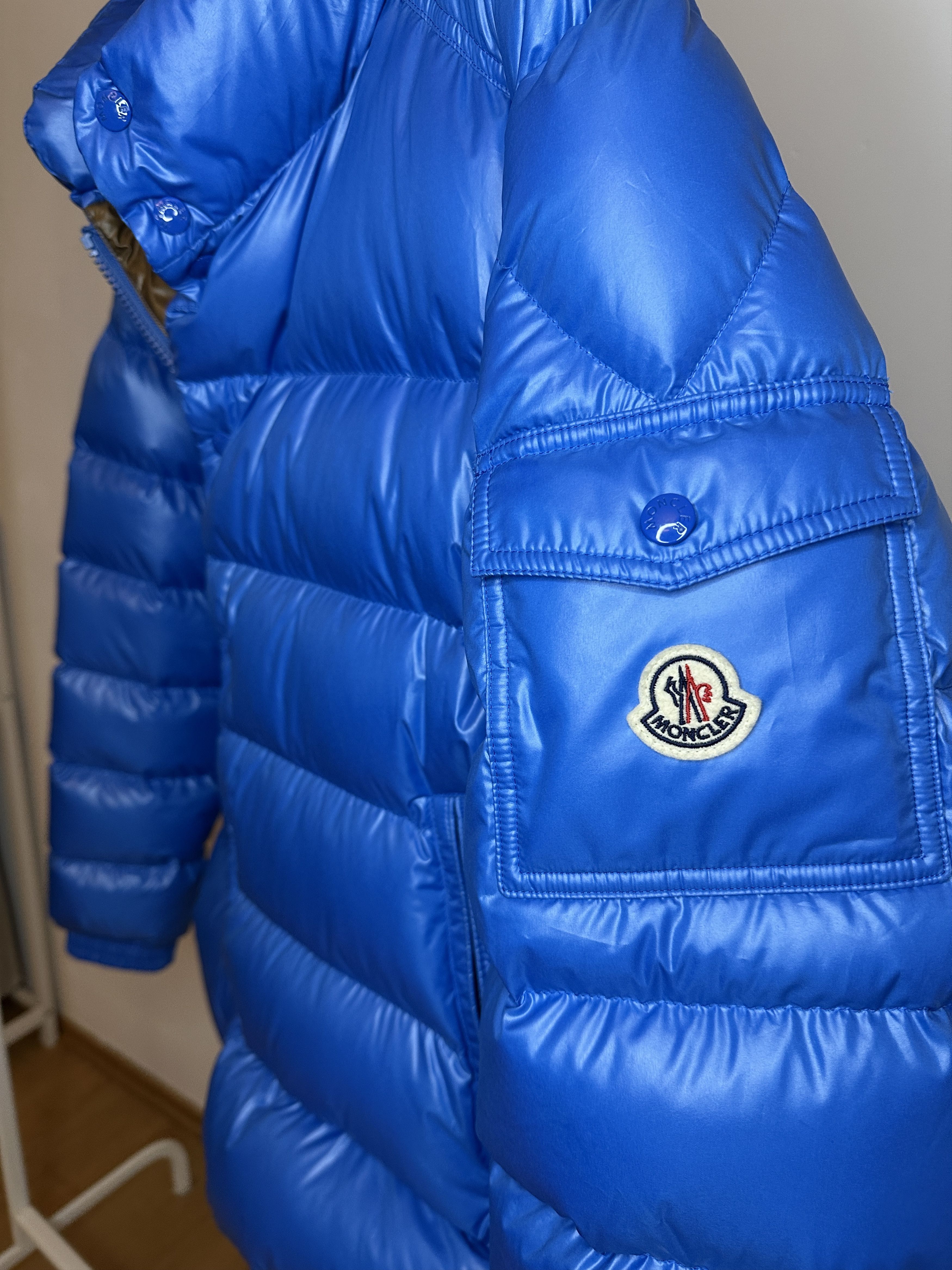 Moncler MONCLER Lule Men's Blue Down Jacket Size 4 Size US XL / EU 56 / 4 - 2 Thumbnail