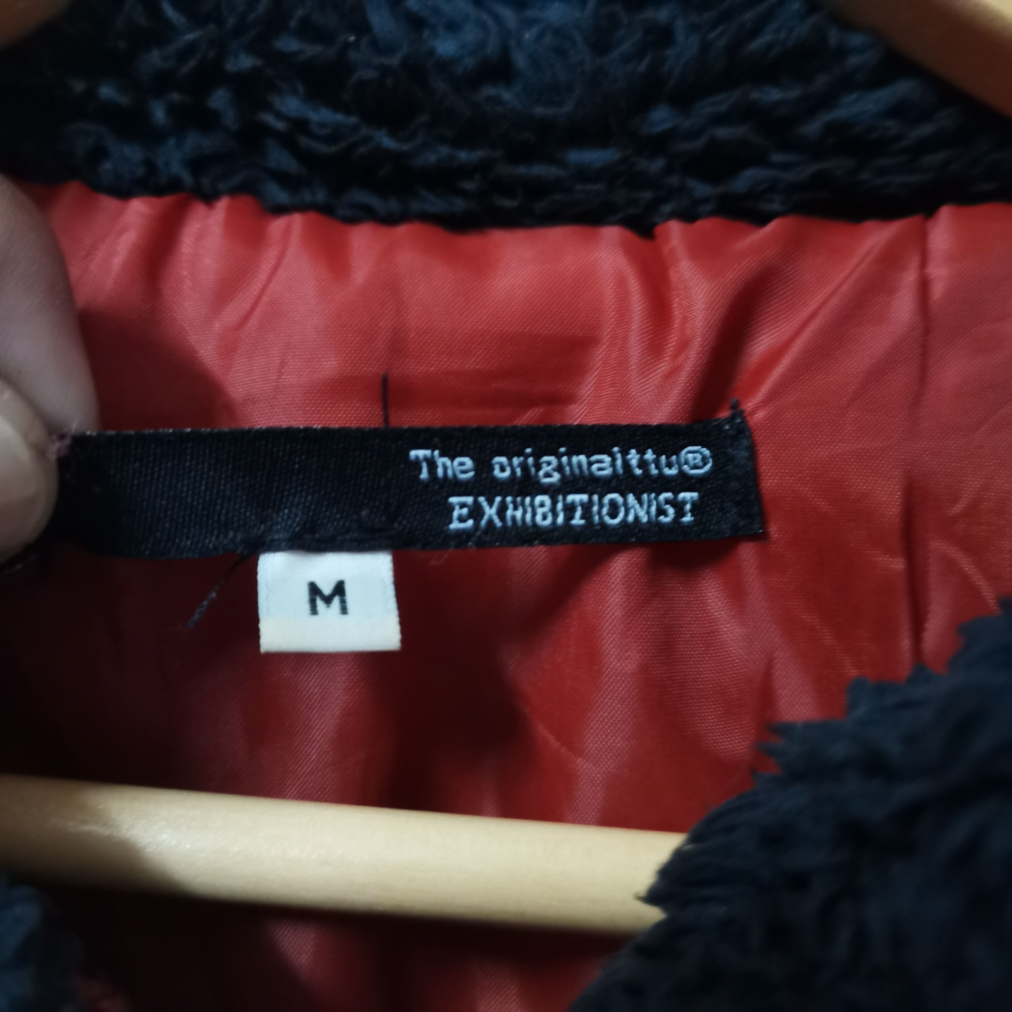 Japanese Brand × Vintage Vintage Exhibitionist Red Tartan Shearling Jacket Size US M / EU 48-50 / 2 - 12 Thumbnail
