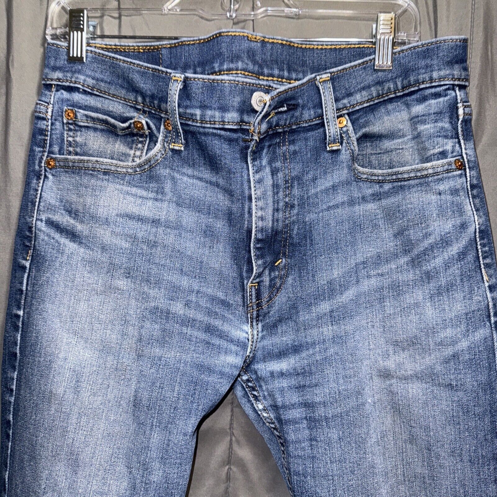 Levi's Levi's 513 Men's Jeans Size 33x30 Slim Fit Straight Leg Stre Size US 33 - 20 Thumbnail