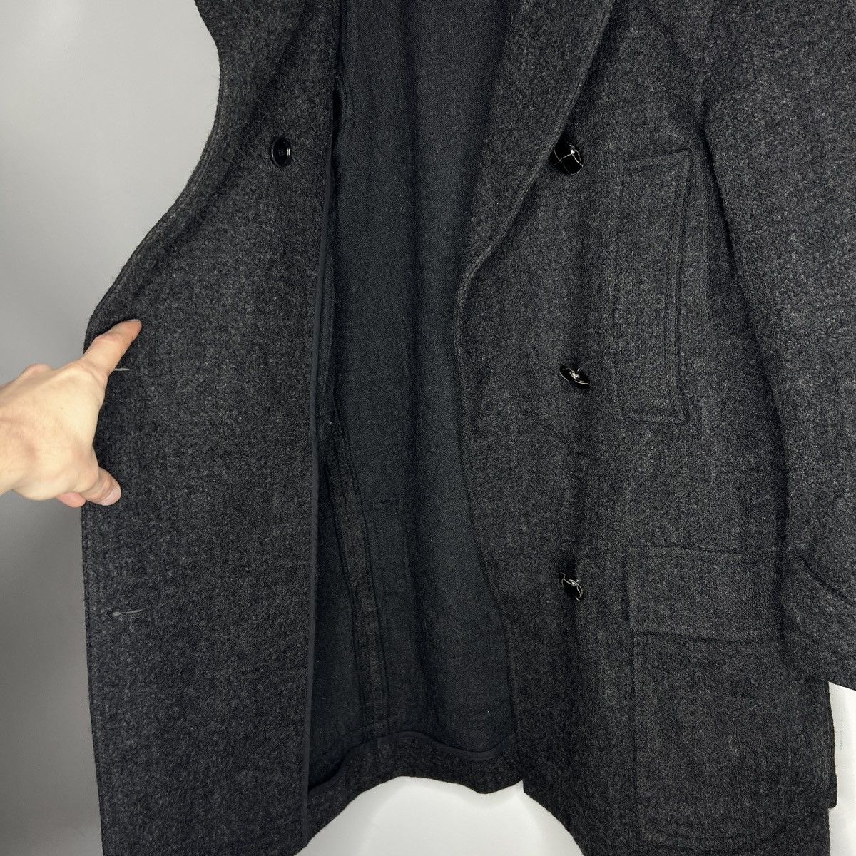 Designer × Isabel Marant × Isabel Marant Etoile Vintage Isabel Marant Oversize Wool Coat Double Breasted Size S / US 4 / IT 40 - 10 Thumbnail