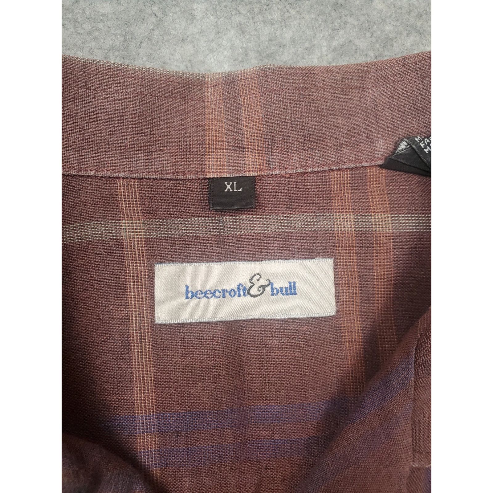 Other Men's XL Beecroft & Bull Red Short Sleeve Casual Shirt Size US XL / EU 56 / 4 - 3 Thumbnail