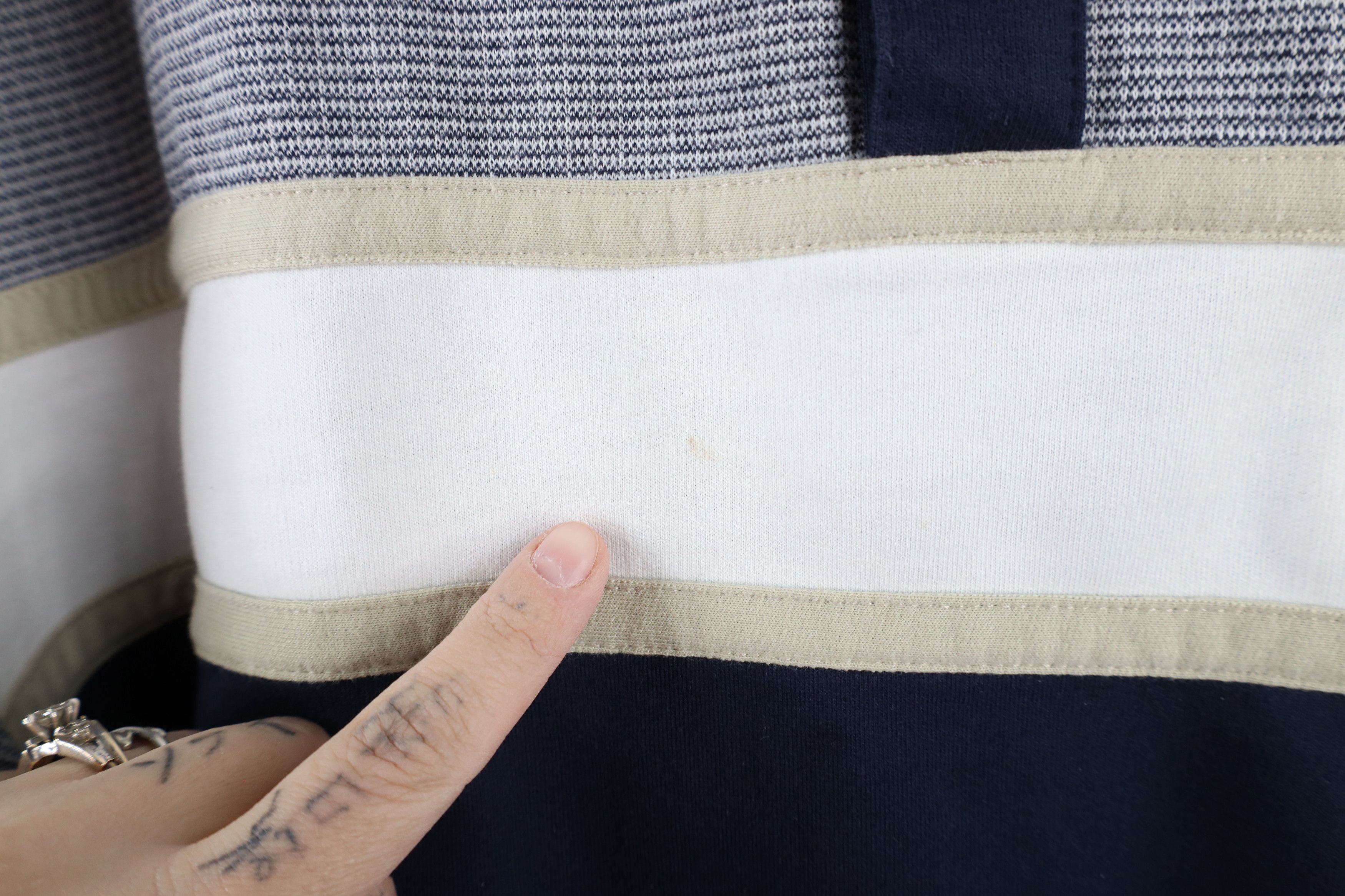 Vintage Vintage 90s Streetwear Block Collared Pullover Polo Shirt Size US L / EU 52-54 / 3 - 6 Thumbnail