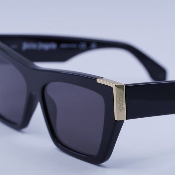 Palm Angels Palm Angels PERI099 HOLLYWOOD 1007 Sunglasses Black Cat Eye Size ONE SIZE - 2 Thumbnail