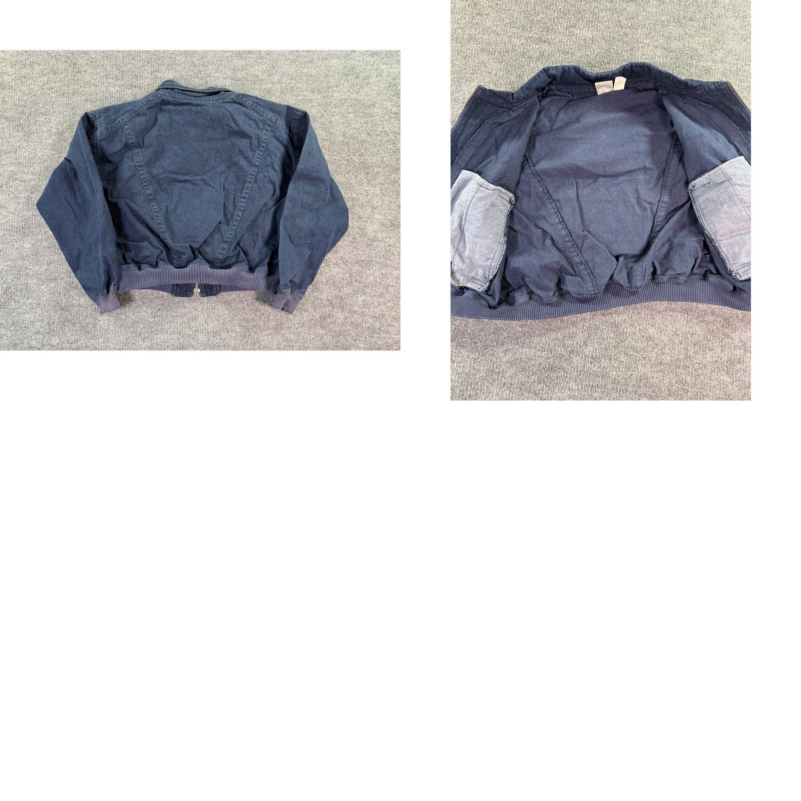 Nike VINTAGE Nike Challenge Court Bomber Jacket Mens XL Blue Denim Full Zip Swoosh Size US XL / EU 56 / 4 - 9 Thumbnail
