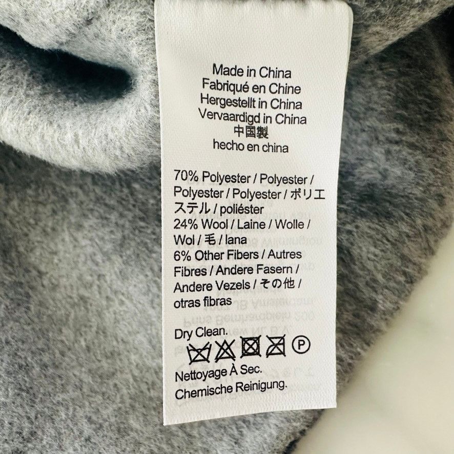 J.Crew J.Crew Harriet Trench Navy Grey Large Double Faced Wool NEW Size L / US 10 / IT 46 - 8 Thumbnail