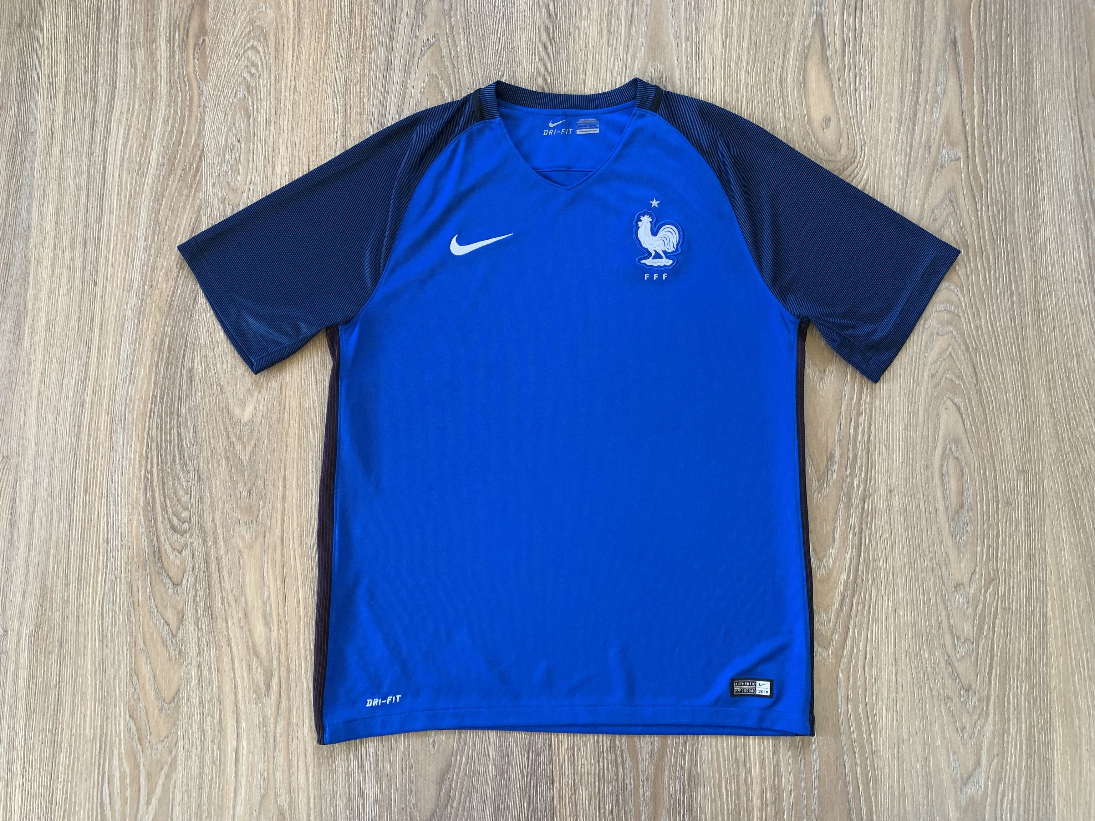 Nike × Vintage Nike France Home Shirt 2016-2017 Size US L / EU 52-54 / 3 - 3 Thumbnail