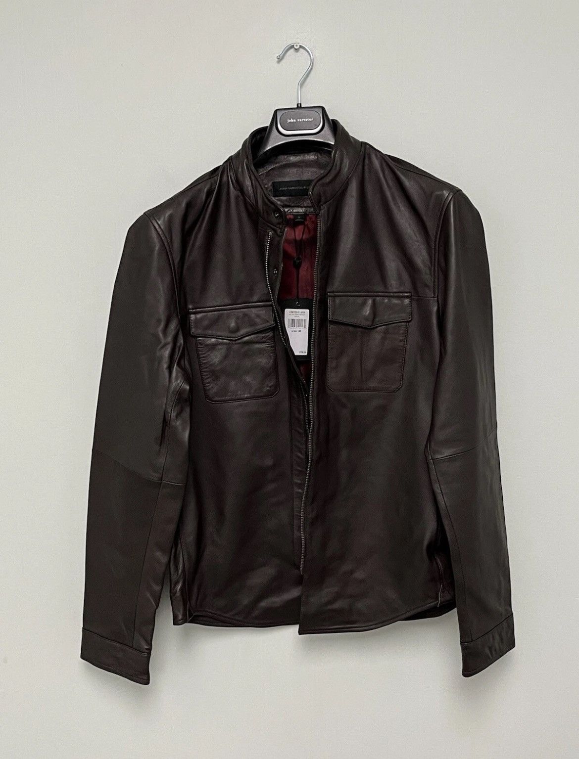 John Varvatos Leather Jacket Size medium Size US M / EU 48-50 / 2 - 6 Thumbnail