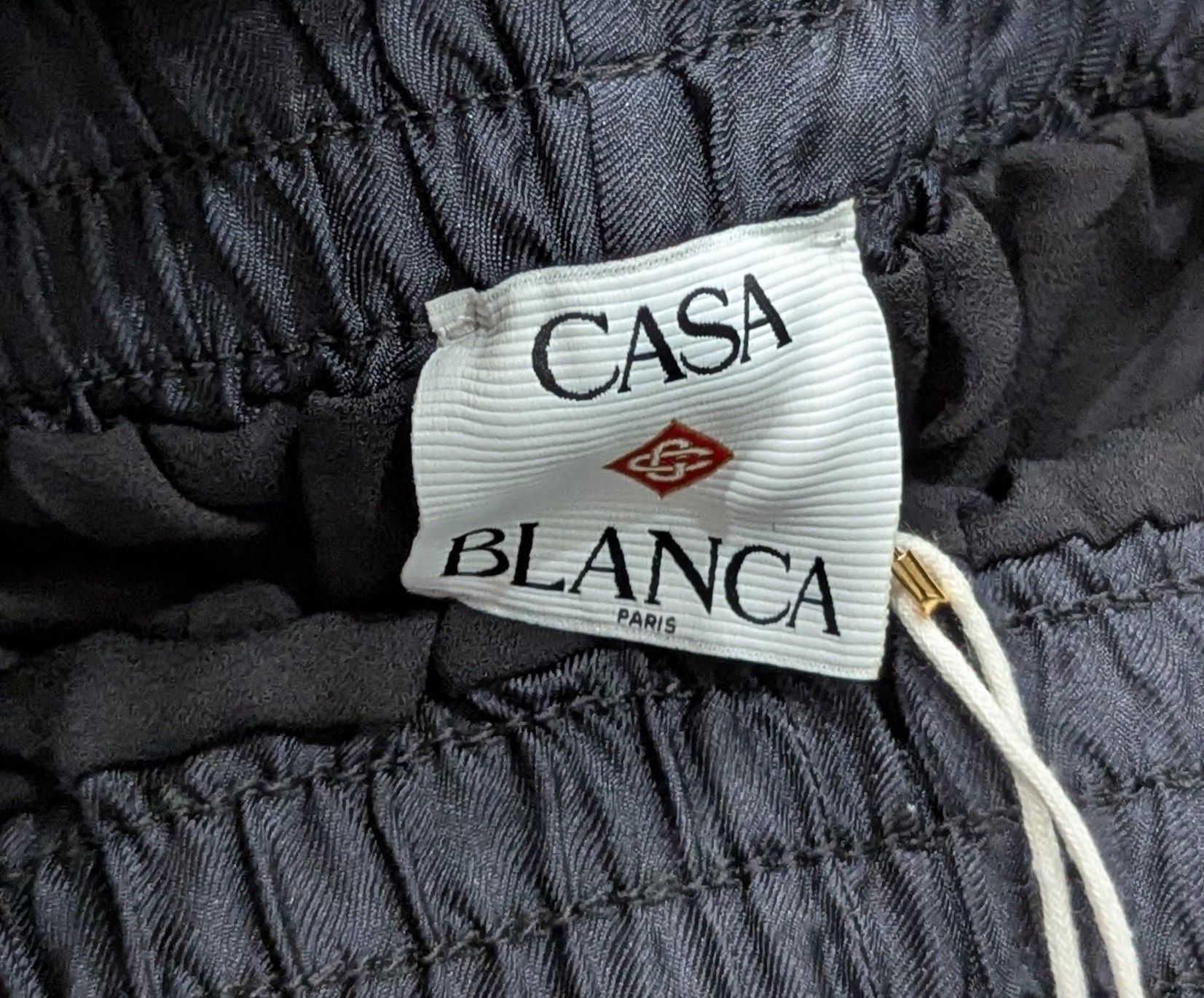 Casablanca Casablanca Heart Monogram Silk Shorts Black/Green XL Size US 36 / EU 52 - 5 Thumbnail