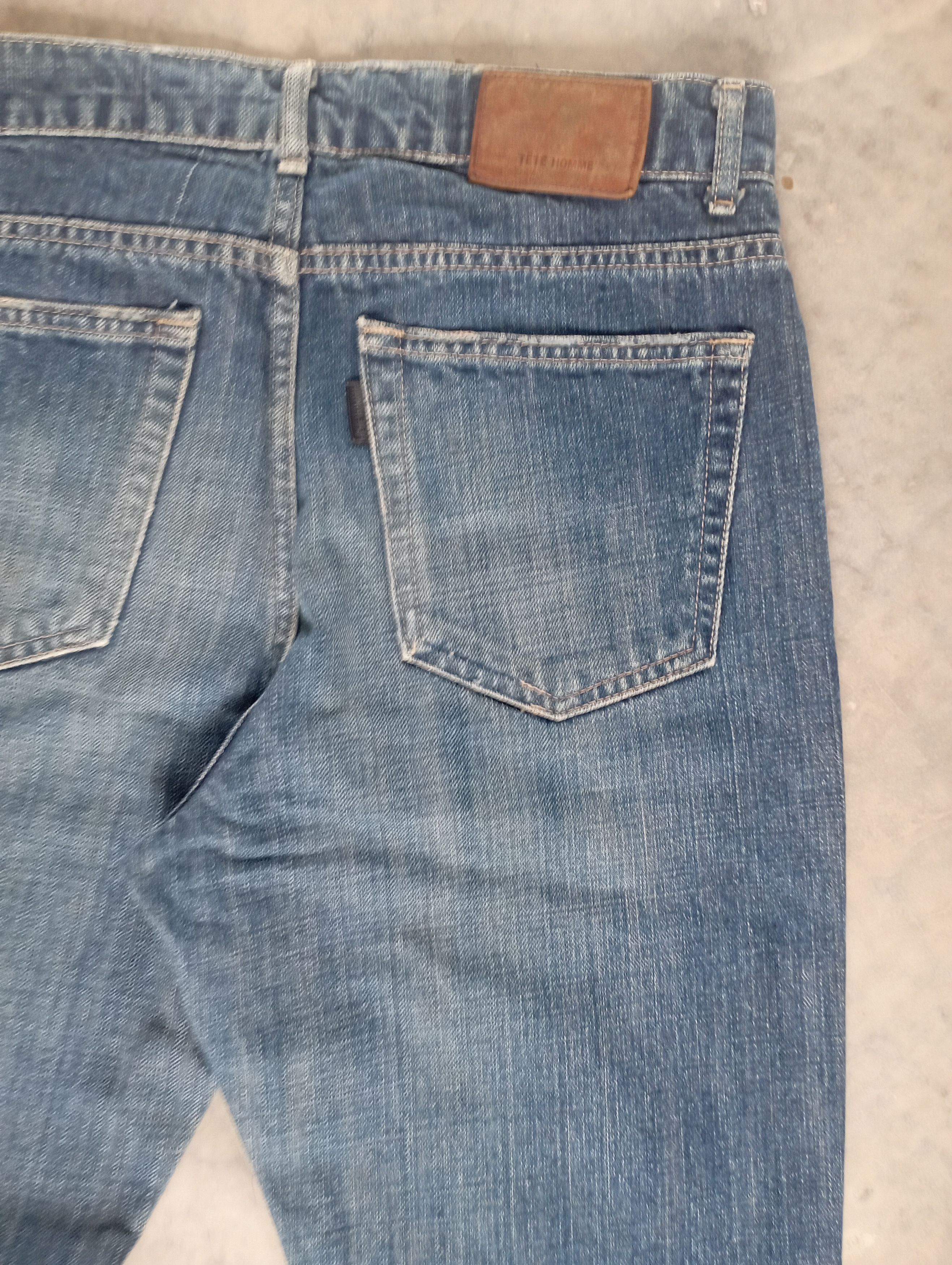 Issey Miyake Issey Miyake Tete Homme Stone Wash Distressed Denim Size US 31 - 11 Thumbnail