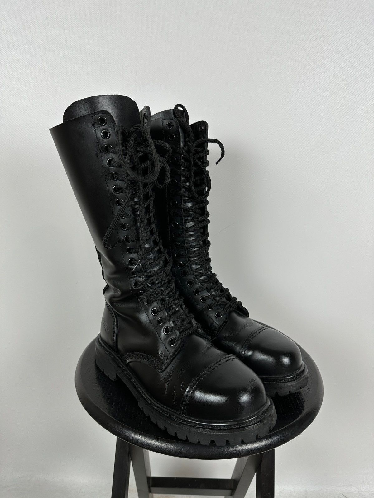 Vintage Vintage Undercover High Leather Steel Toe England Boots Size US 7.5 / EU 40-41 - 8 Thumbnail