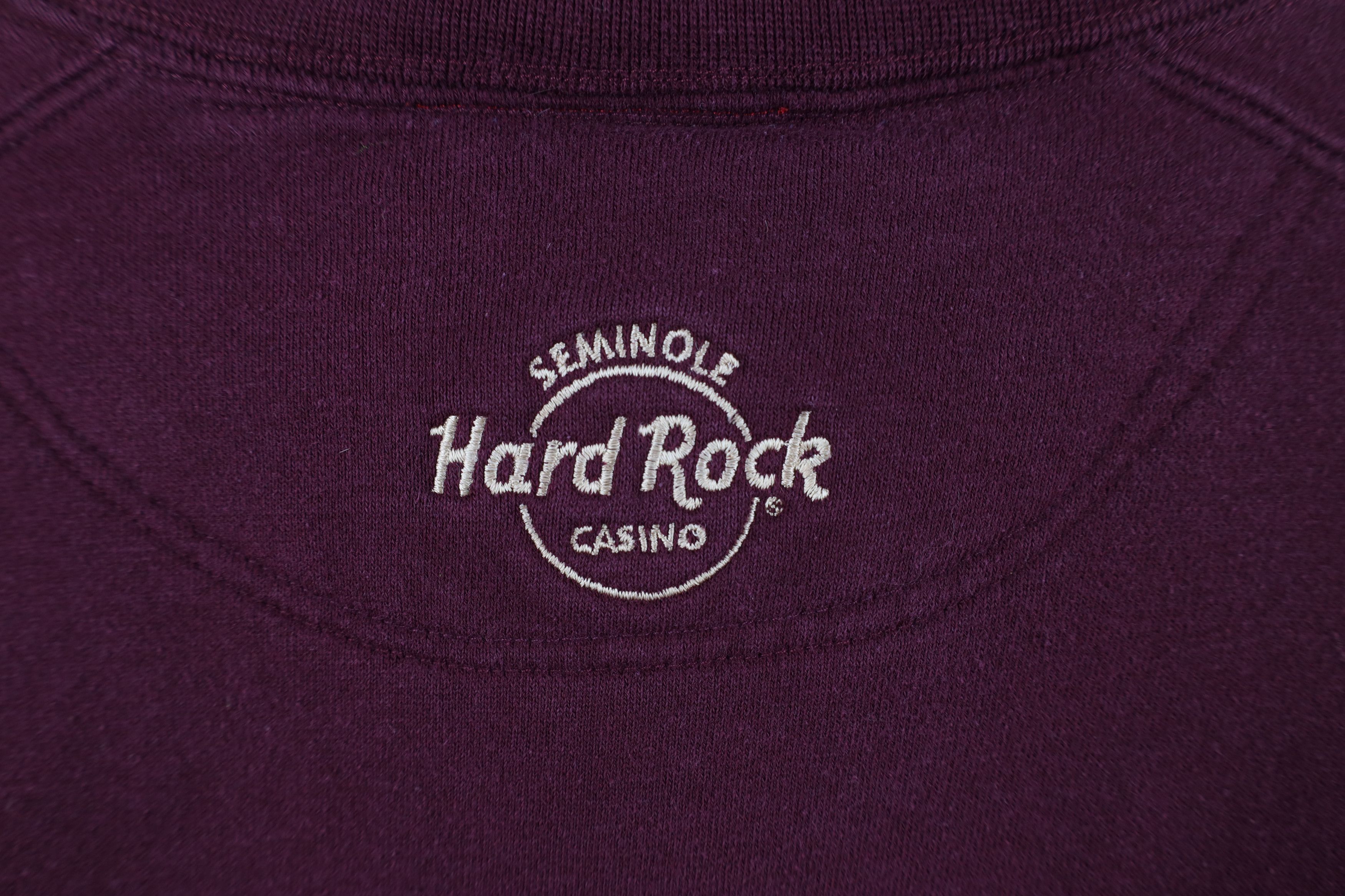Hard Rock Cafe Vintage 90s Y2K Hard Rock Hotel Casino Seminole Sweatshirt Size US XL / EU 56 / 4 - 12 Thumbnail