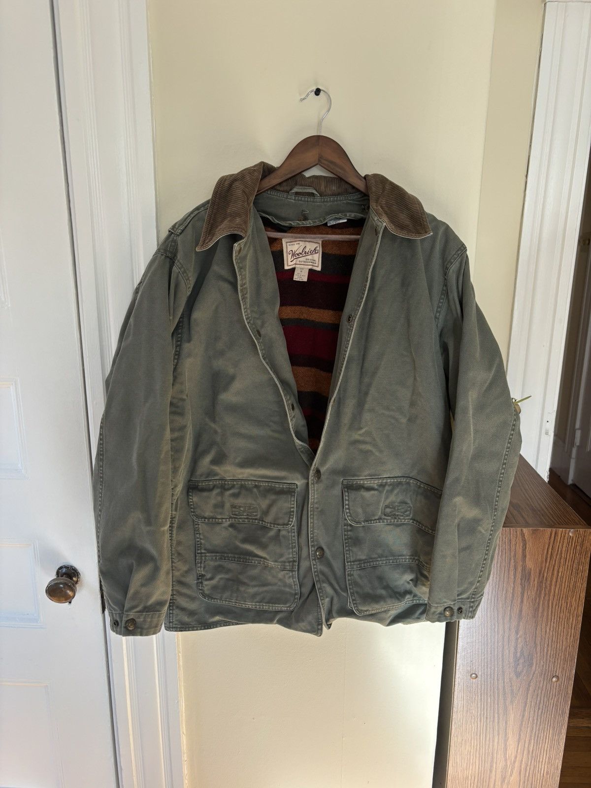 Woolrich Woolen Mills Vintage Field Jacket with Removable Wool Liner (Olive Green) Size US M / EU 48-50 / 2 - 1 Thumbnail