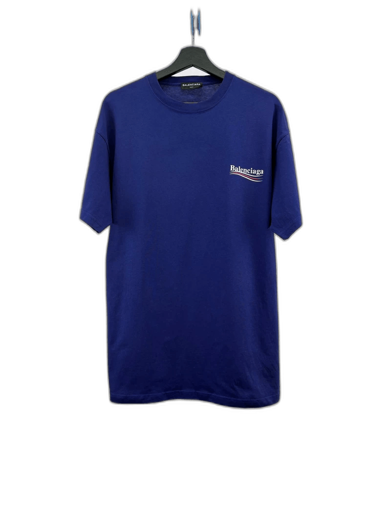 Balenciaga Blue Short Sleeve T-Shirt-yf