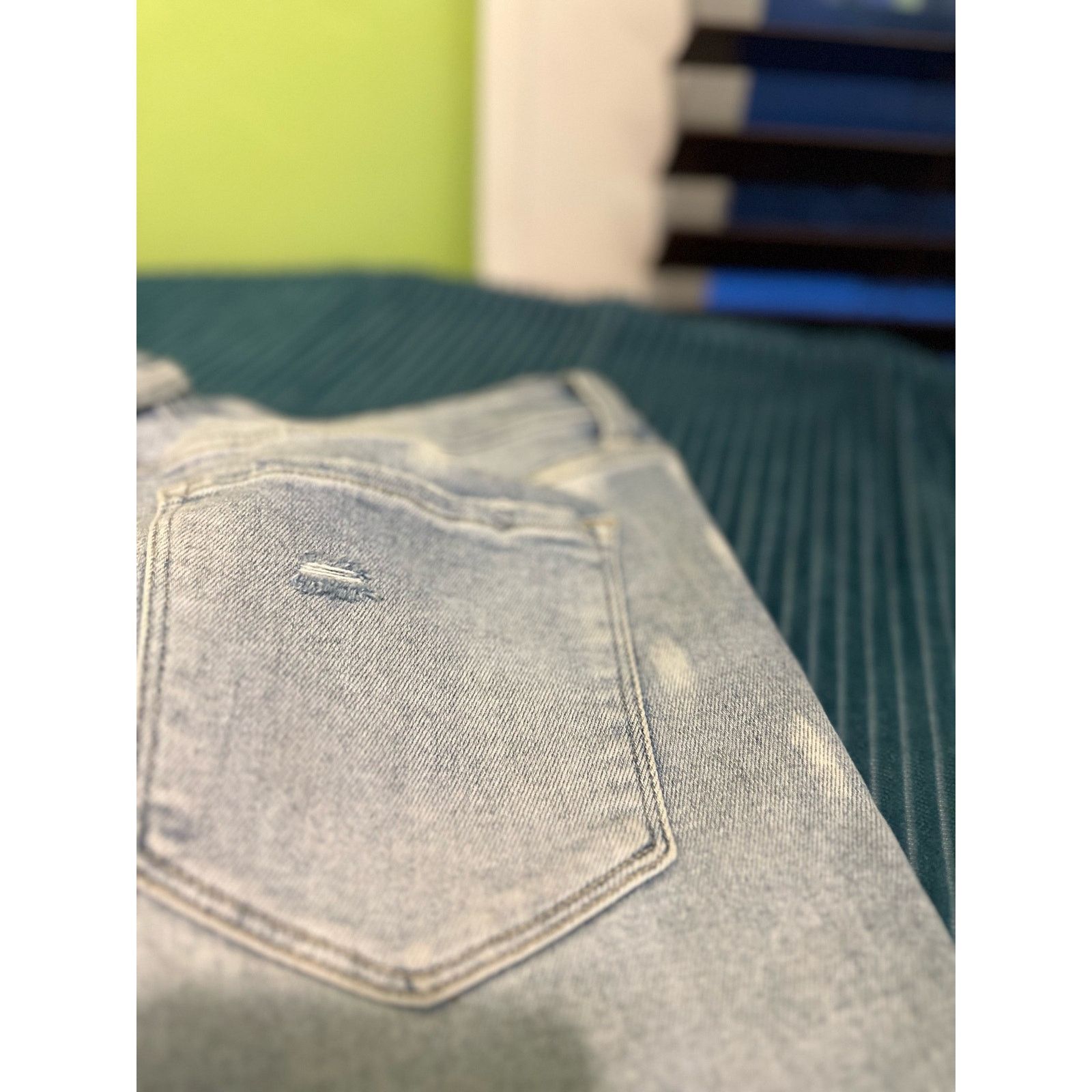 Other Flying Monkey Women’s Distressed Light Wash Skinny Jeans Size 31" - 6 Thumbnail