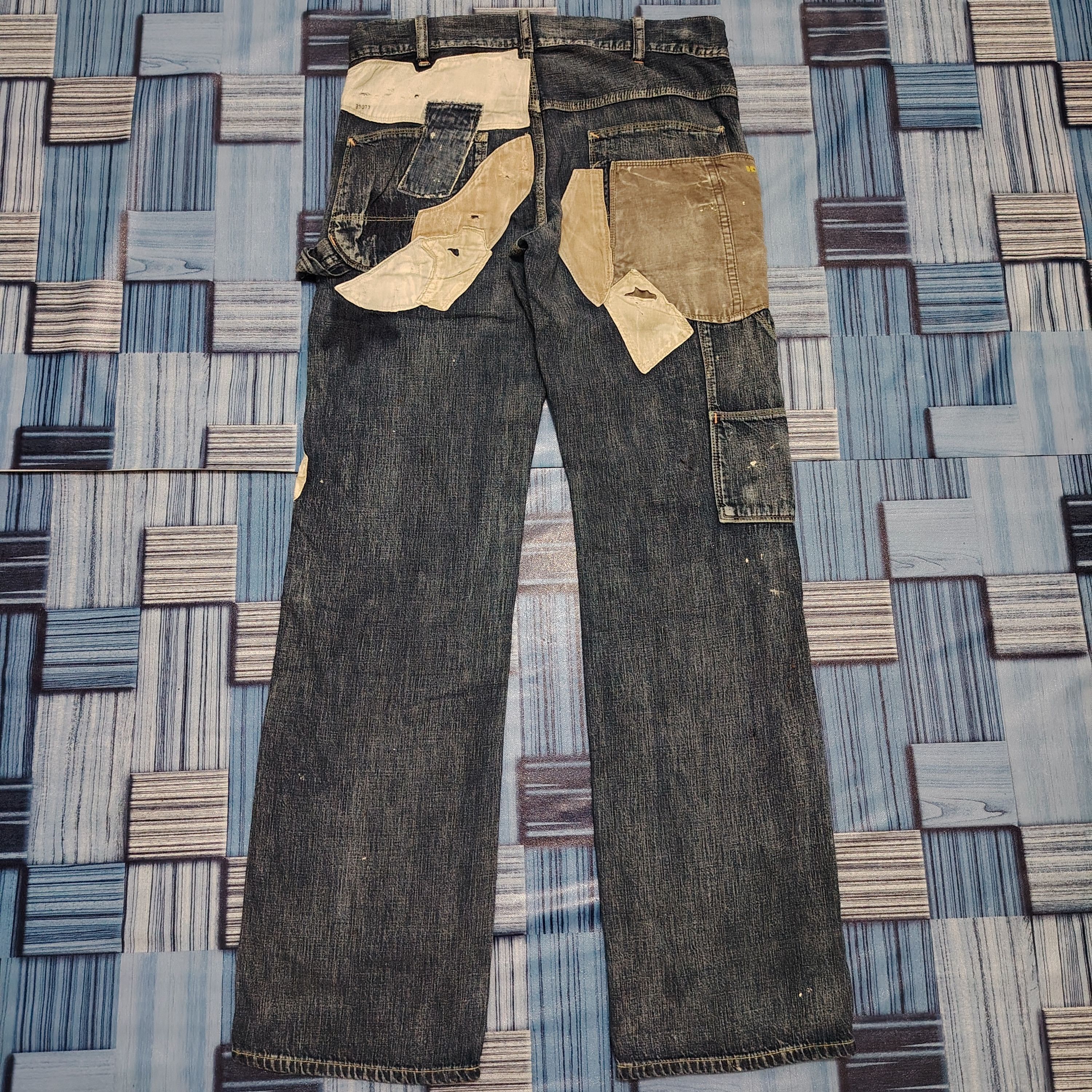 Kapital Kountry 💥Insane💥 Vtg Denim & Dungaree Patchwork design soft denim Size US 30 / EU 46 - 16 Thumbnail