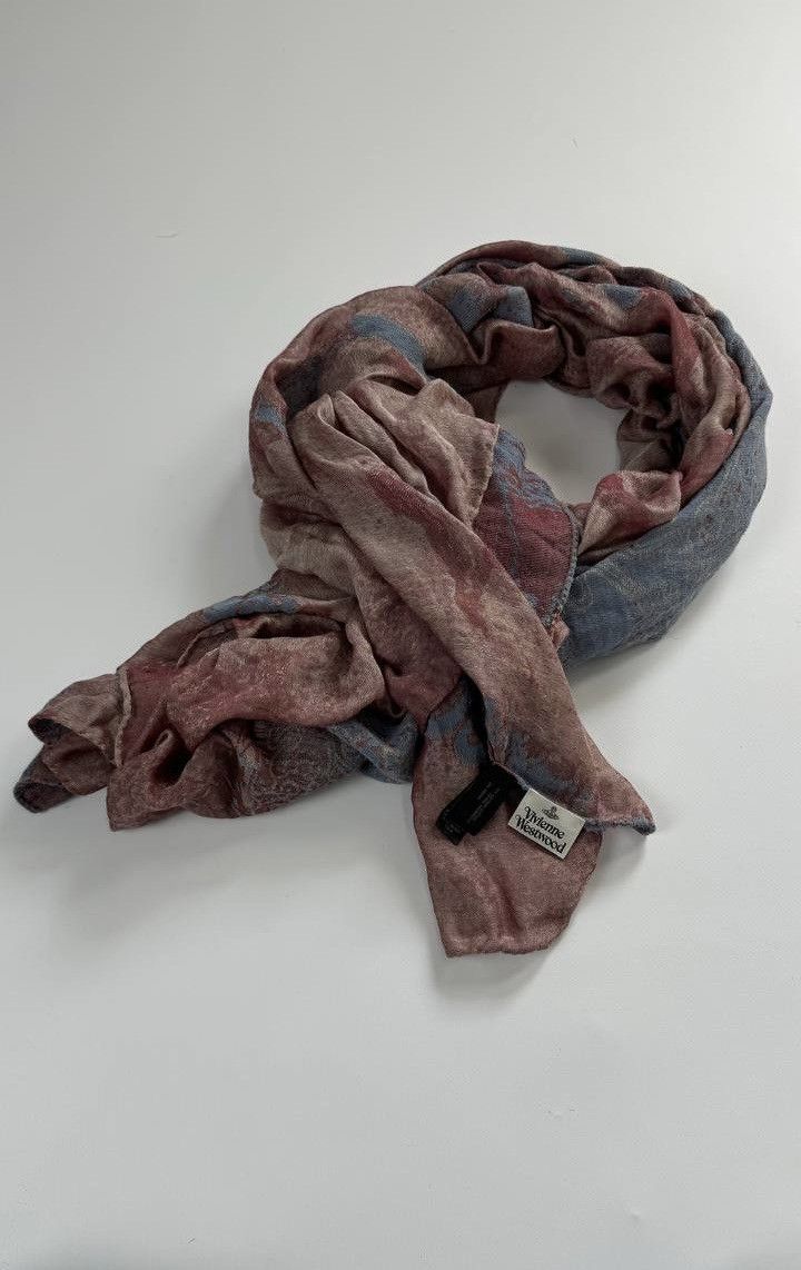 Vivienne Westwood Vivienne Westwood Silk Scarf Huge Logo Handicraft Size ONE SIZE - 2 Thumbnail