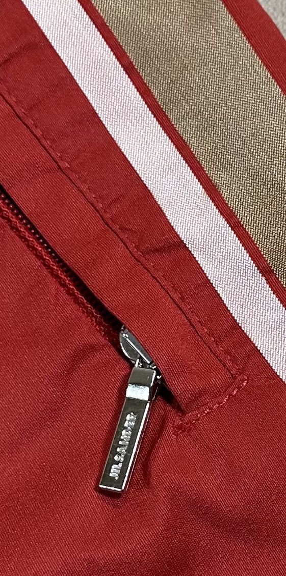 Jil Sander Jil Sander Archive T-Stripe Pants Red Side Stripe 36 Size US 36 / EU 52 - 6 Thumbnail