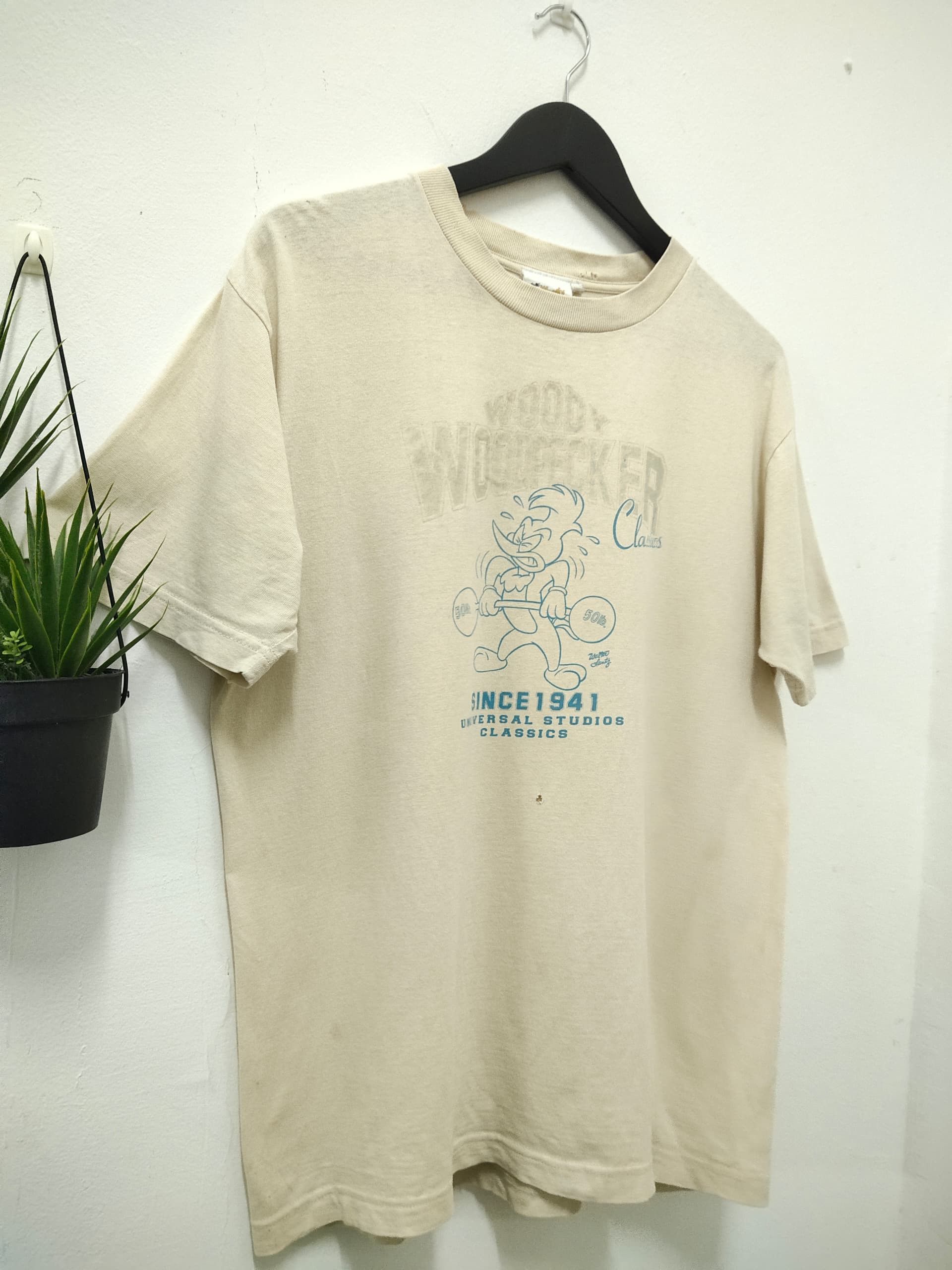 Universal Studios × Vintage Vintage Woody Woodpacker Universal studios distressed tee Size US L / EU 52-54 / 3 - 7 Thumbnail