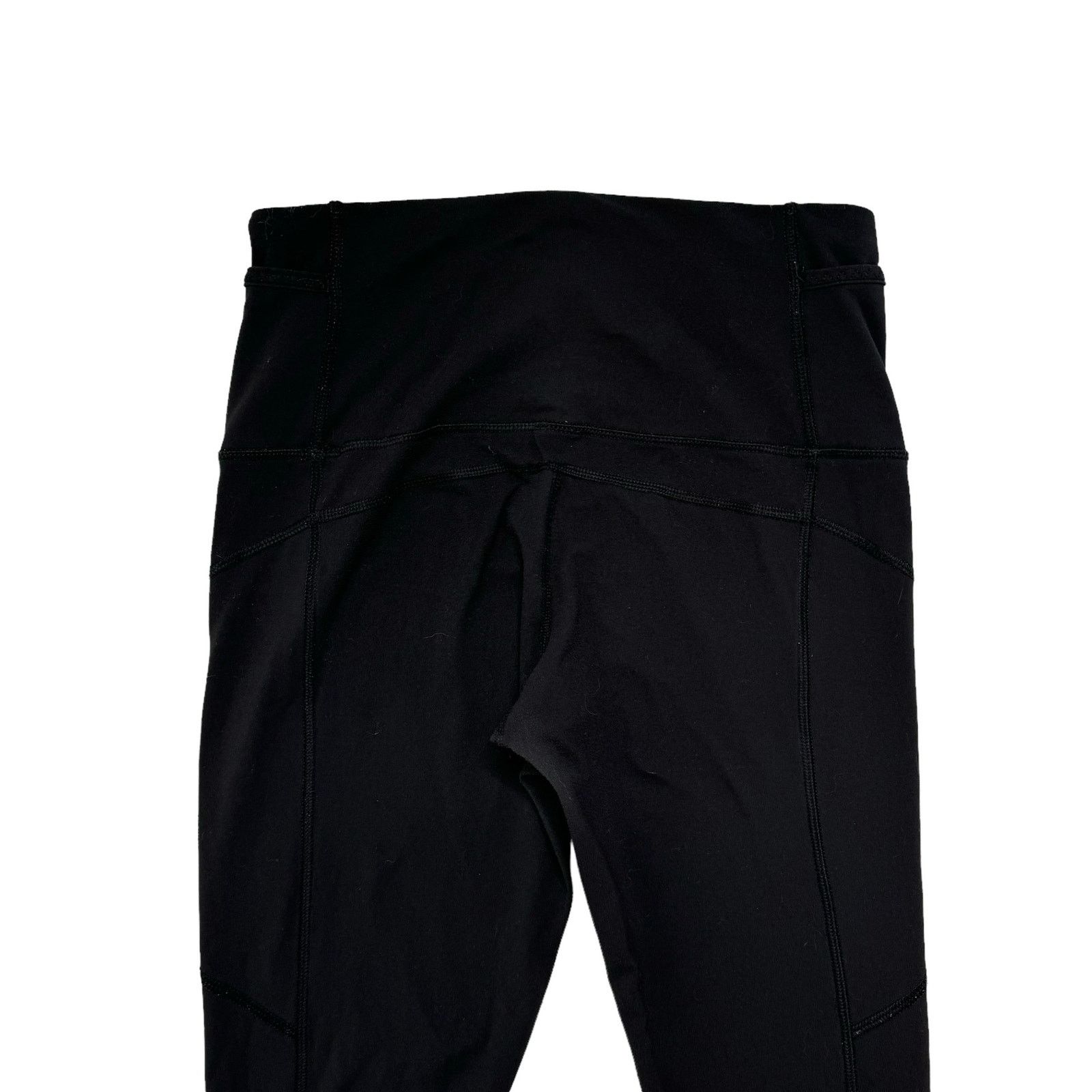 Lululemon LULULEMON Black Reflective Triangle Running Leggings Size 4 Size 27" / US 4 / IT 40 - 4 Thumbnail