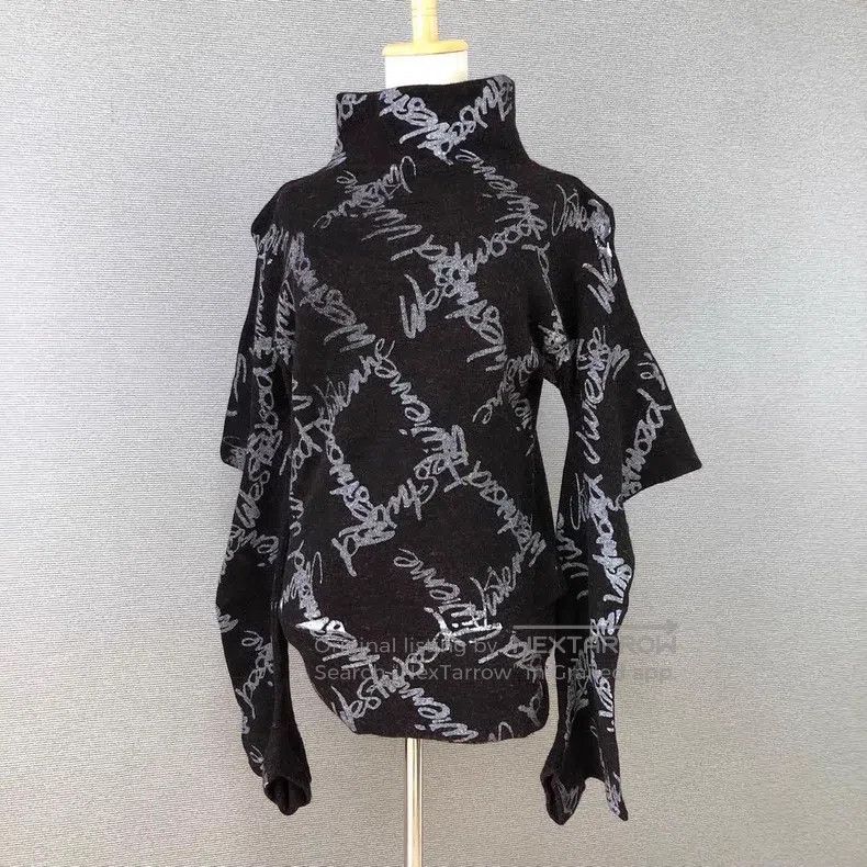 Vivienne Westwood Vivienne Westwood Black witch slant angle letter graffiti Size M / US 6-8 / IT 42-44 - 1 Thumbnail