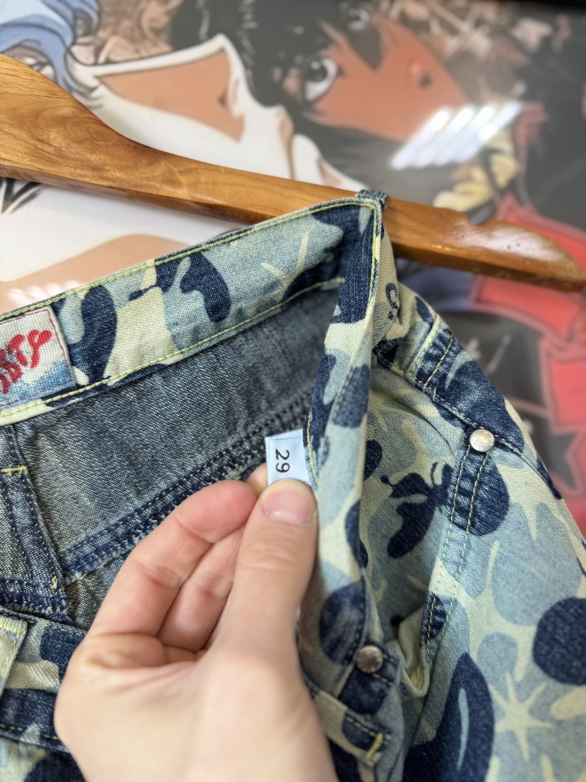 Miss Sixty Vintage Y2K Miss Sixty Flared Low Rise Distressed Jeans Size 29" - 4 Thumbnail