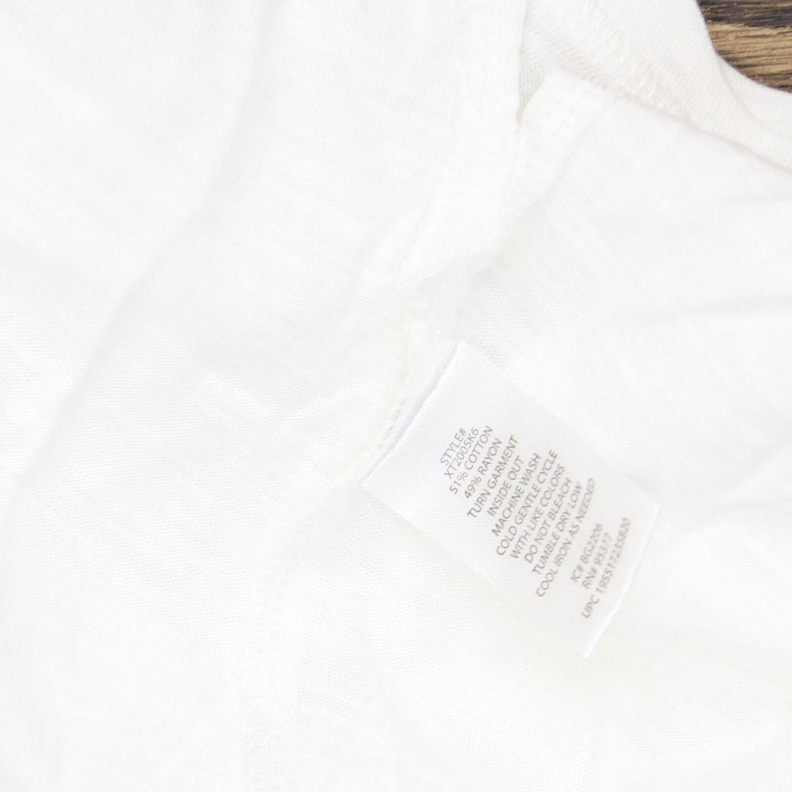 Sanctuary NWT Social Standard by Sanctuary Long T-Shirt Tee 2XL White Size XXL / US 16-18 / IT 52-54 - 5 Thumbnail