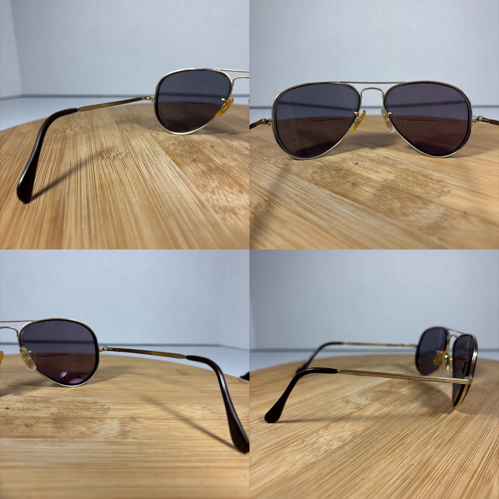 American Optical VINTAGE American Optical AO 1/10 12K Gold Frames ONLY Aviator Sunglasses 5 1/2" Gold Mens Size ONE SIZE - 8 Thumbnail