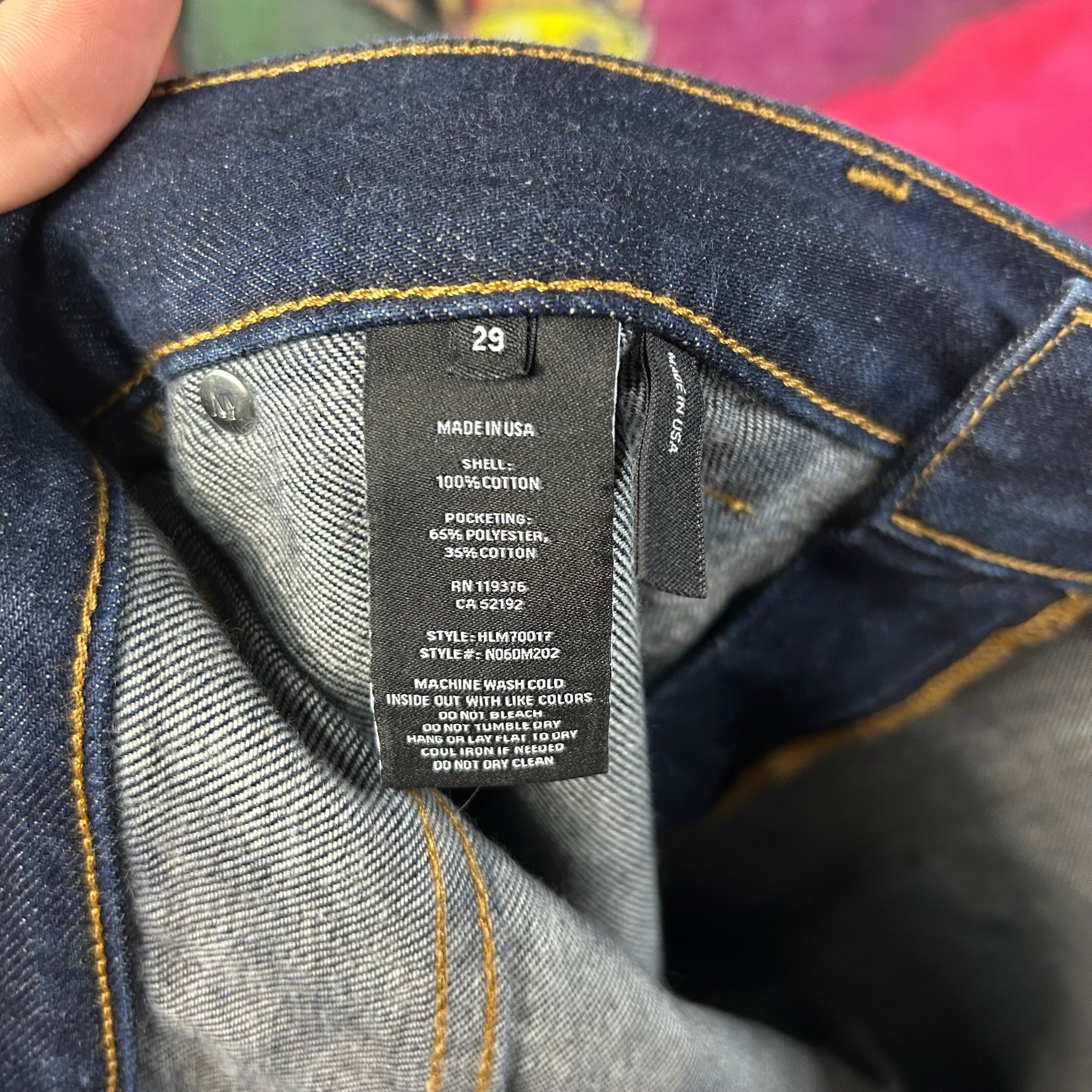 Helmut Lang Helmut Lang Men’s Carpenter Jeans Indigo Size 29” Size US 29 - 4 Thumbnail