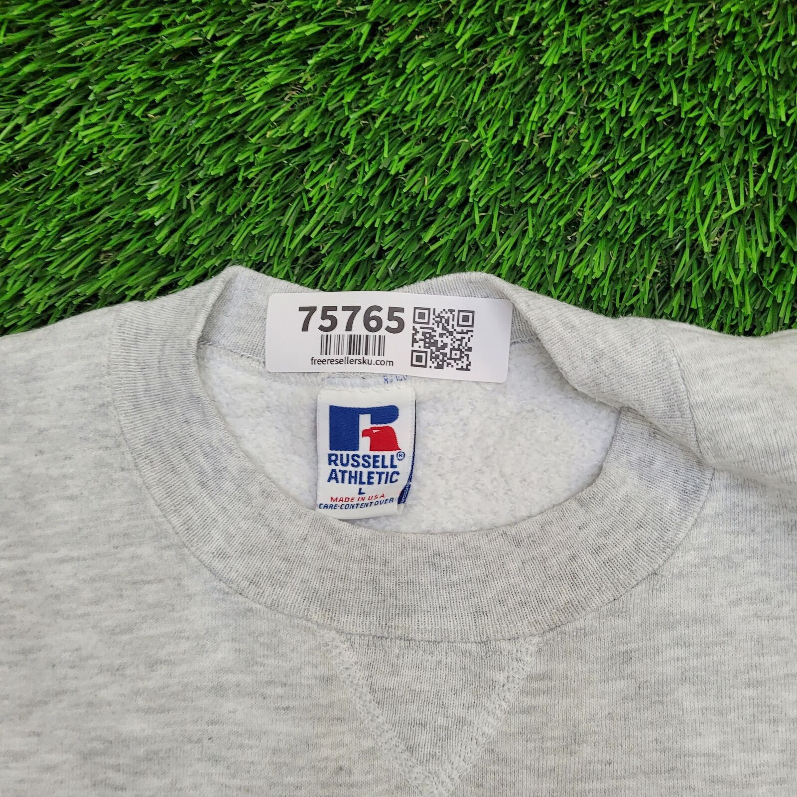 Russell Athletic Vintage 80s Murphy High-School Sweatshirt Large 22x25 Gray Size US L / EU 52-54 / 3 - 11 Thumbnail