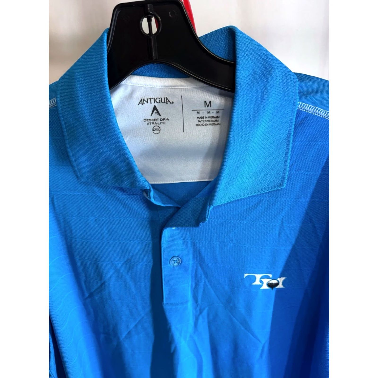 Vintage Antigua Embroidered Polo Shirt M Men Polo Shirt Medium Antigua Embroidered Poly Golf SHIRT Sharp M Mens Golf Polo Shirt Size US M / EU 48-50 / 2 - 6 Thumbnail