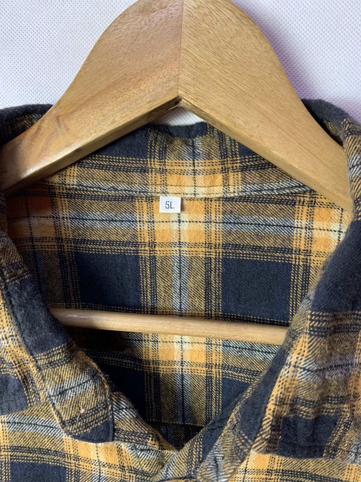 Designer × Flannel 🔥Morgan Wood Double Pocket Checkered Flannel Button Up Shirt Size US XXL / EU 58 / 5 - 5 Thumbnail