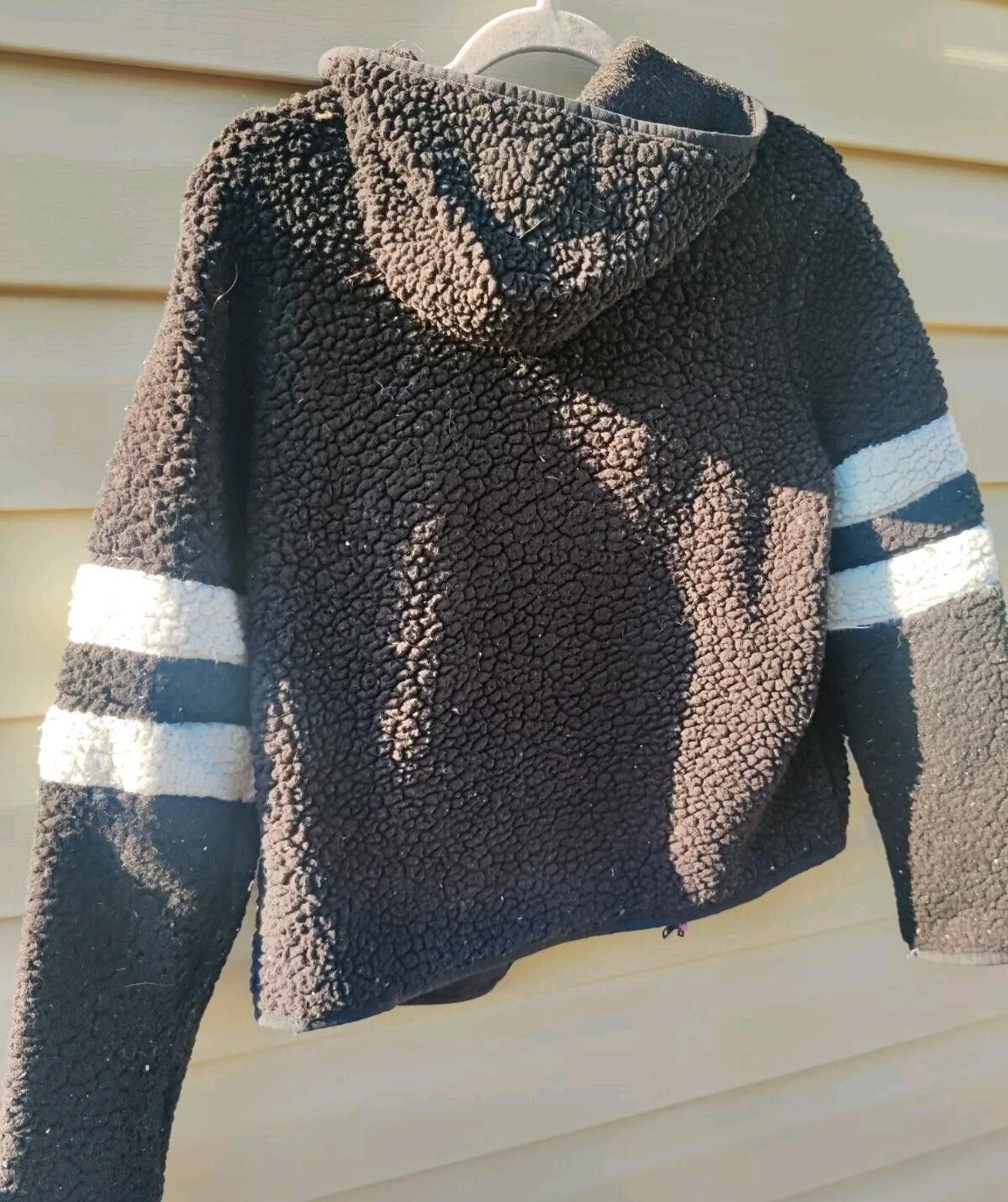 Sonoma Target Sonoma Womens Small Softest Teddy Sherpa Hoodie Black Size S / US 4 / IT 40 - 9 Thumbnail