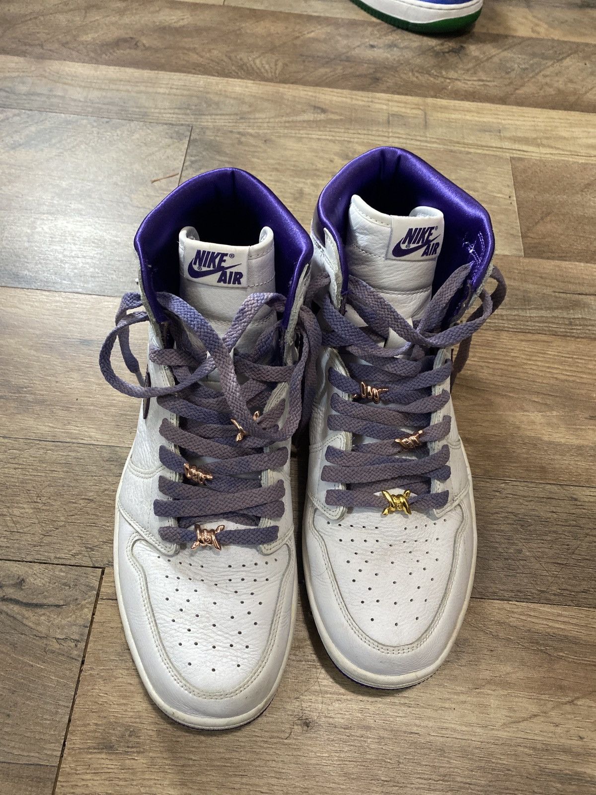Jordan Brand Jordan 1 “Court Purple” Wmns Custom 85 ft. Foxtrott Laces Size US 10 / EU 43 - 6 Thumbnail