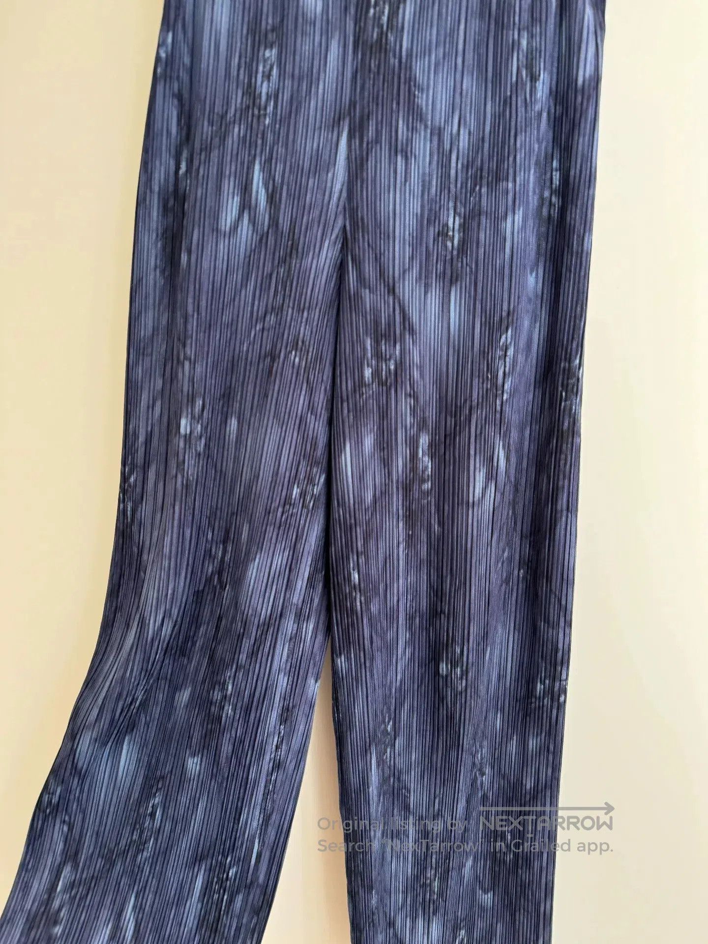 Pleats Please Issey Miyake Issey Miyake Blue Wave Pants. Size 25" / US 0 / IT 36 - 2 Thumbnail