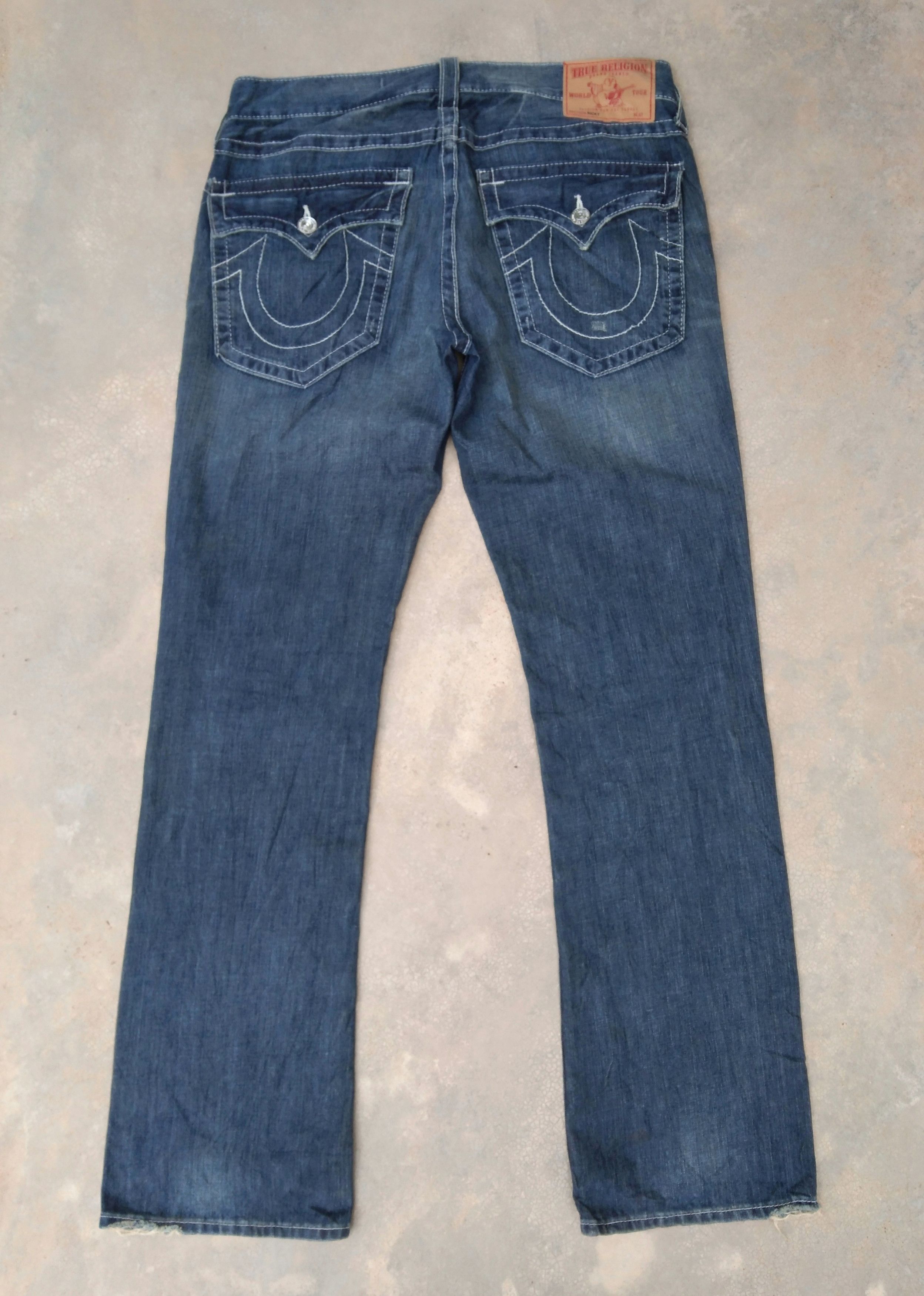 Japanese Brand × True Religion × Vintage Vintage True Religion Made In USA Bootcut Flared Jeans 34x36 Size US 34 / EU 50 - 2 Thumbnail