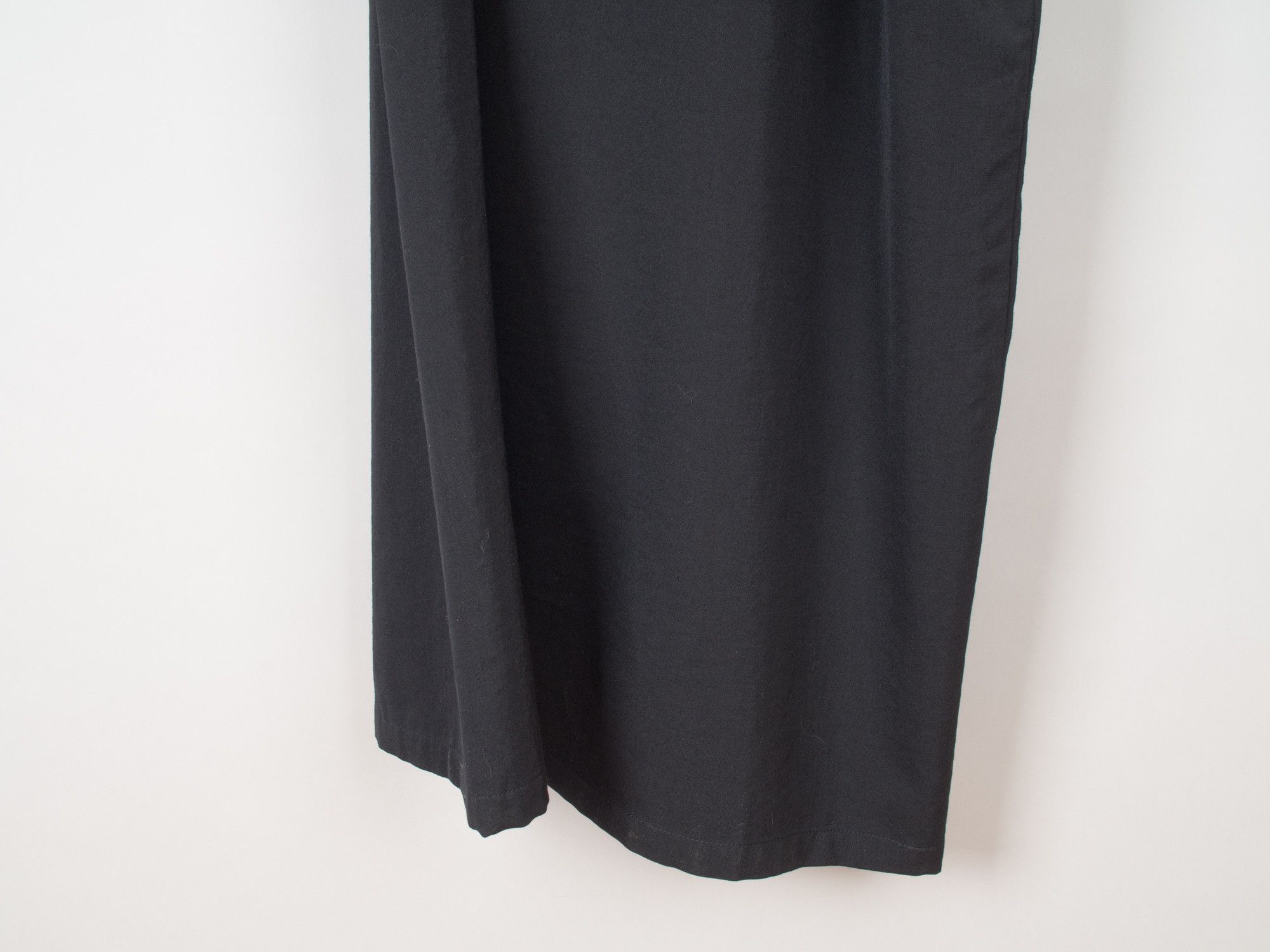 Y's × Yohji Yamamoto Wool Garbadine Bias Cut Oversized Dress W/ Belt Size M / US 6-8 / IT 42-44 - 11 Thumbnail