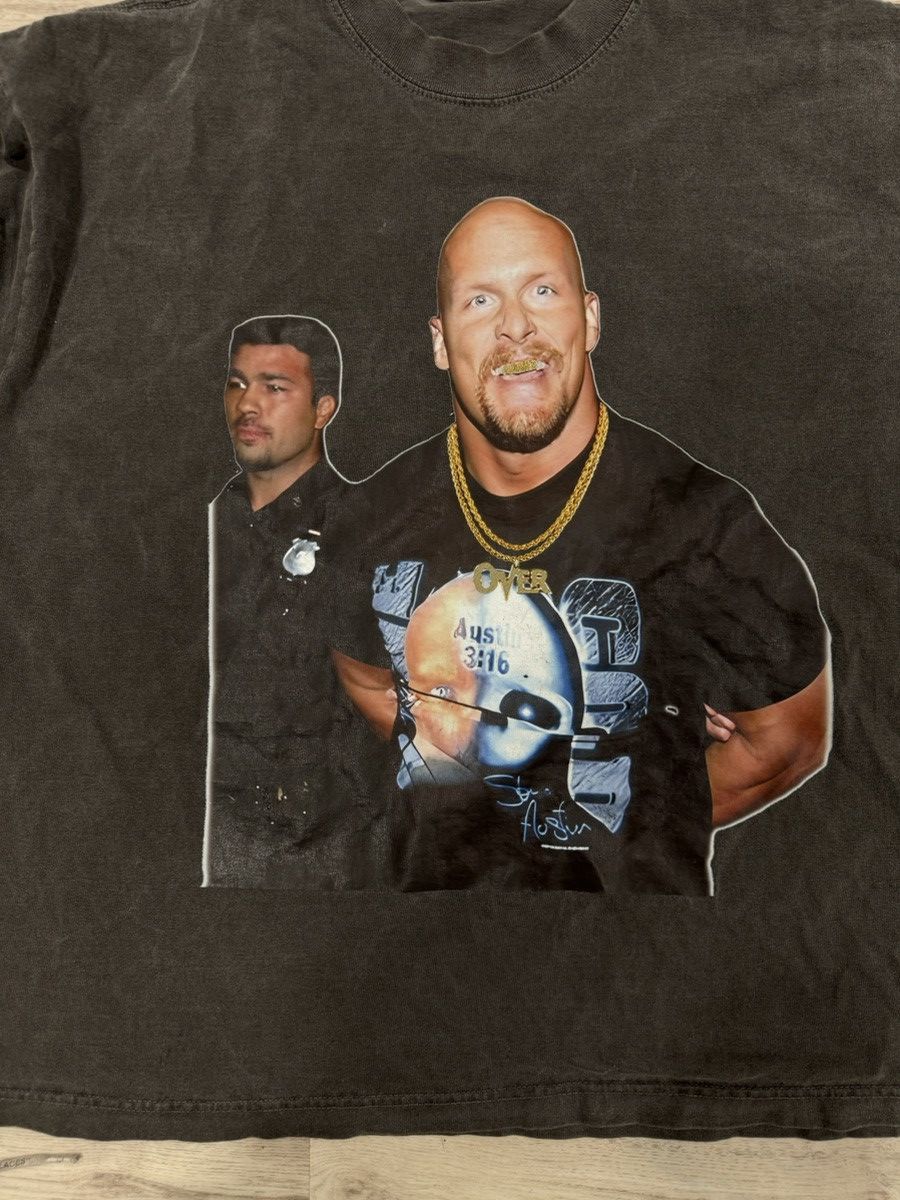 WWF WWFxWWE Stone Cold Steve Austin Grillz tee Size US XXL / EU 58 / 5 - 2 Thumbnail