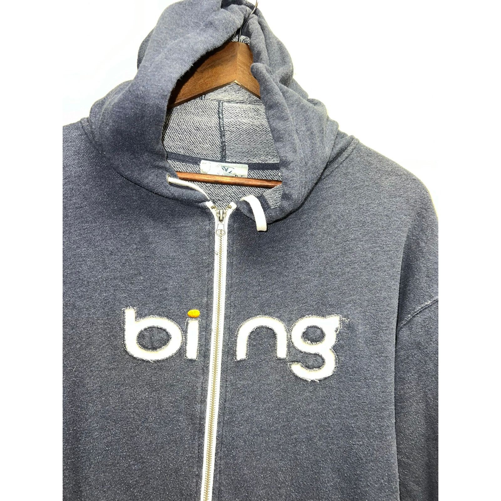 Vintage Vintage Bing Hoodie Microsoft Computer Internet Zip Up XL Size US XL / EU 56 / 4 - 2 Thumbnail