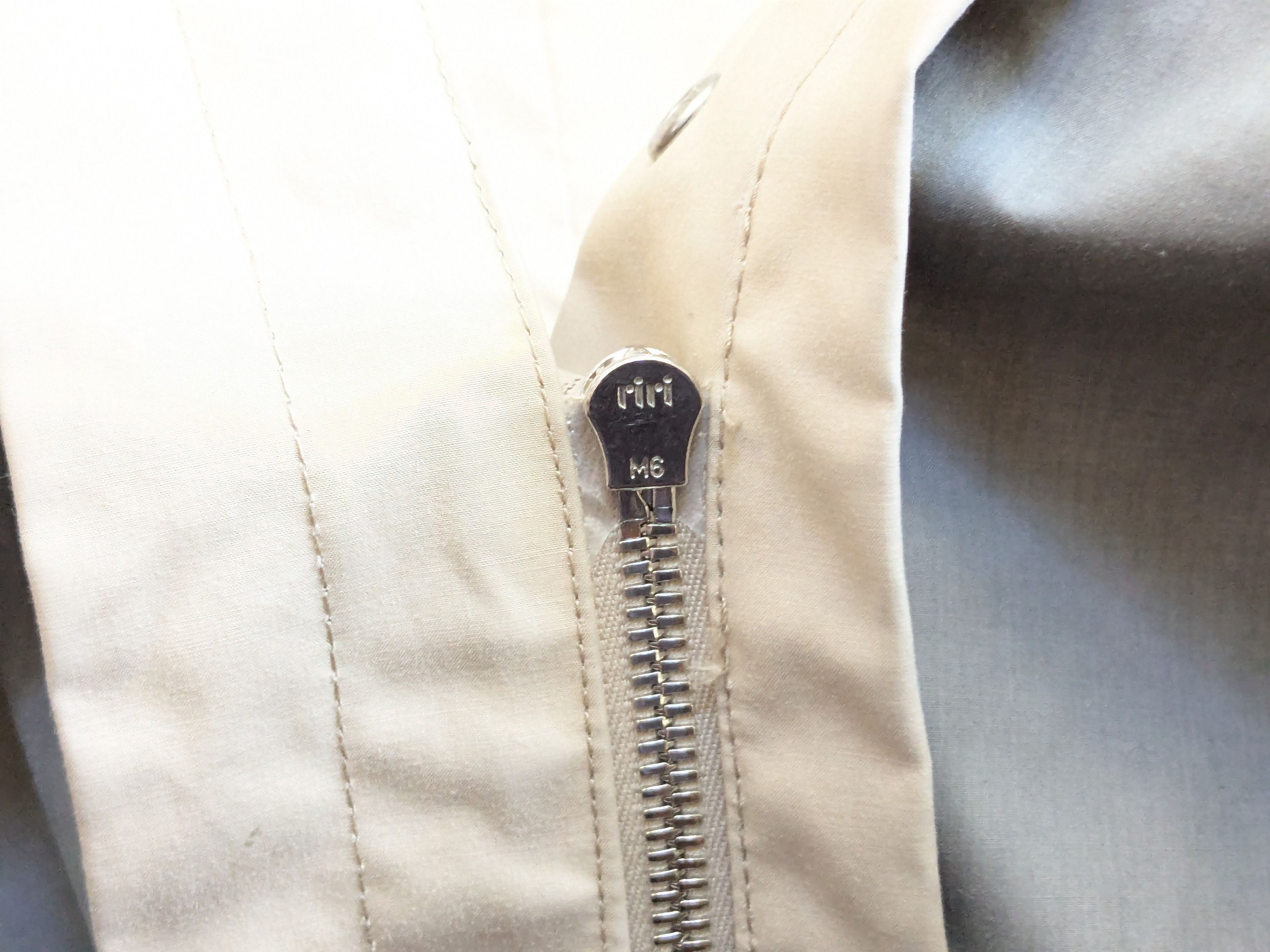 Prada Prada Jacket Beige Medium Cotton Bomber Zip Up Coat Size US M / EU 48-50 / 2 - 11 Thumbnail