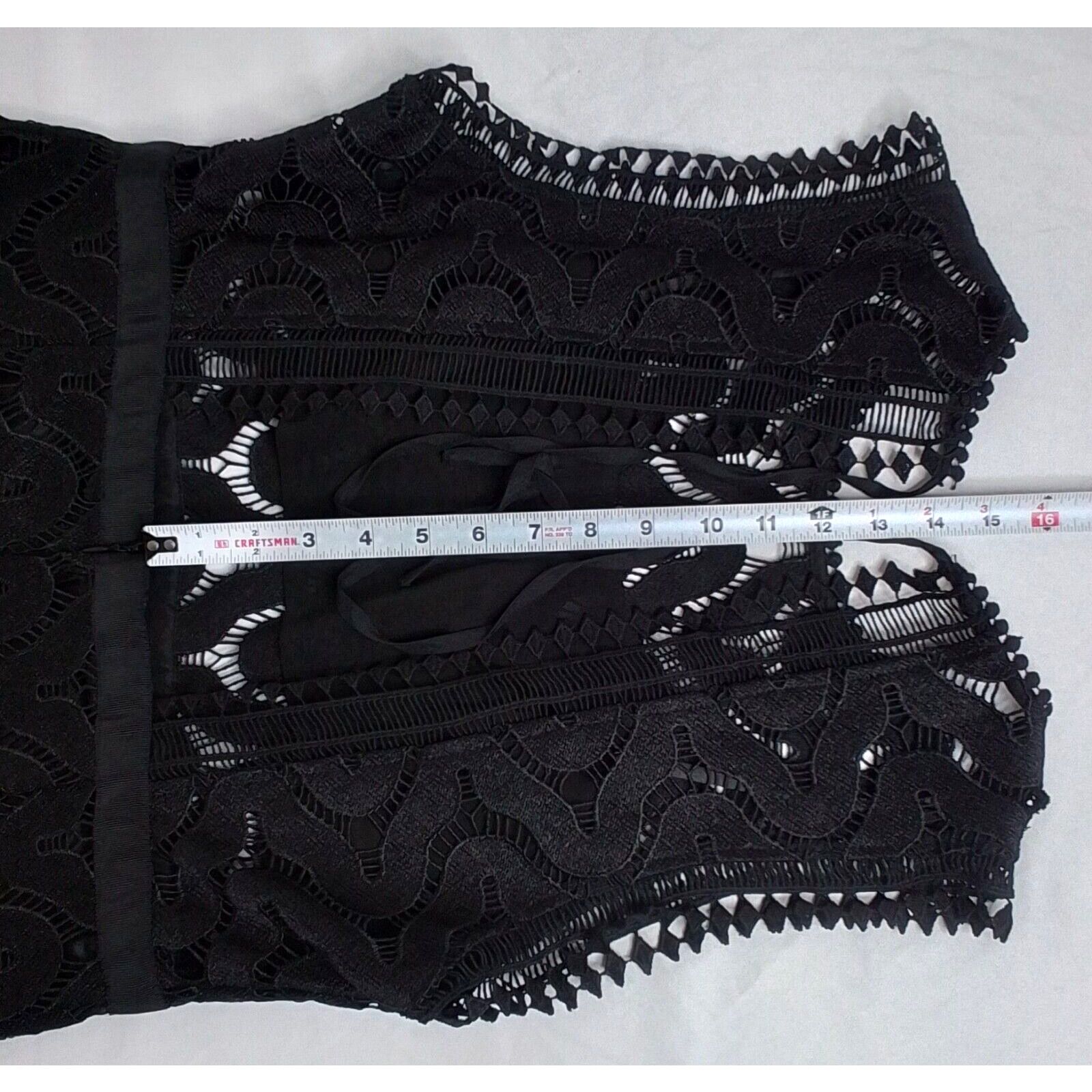 Other Ark & Co Dress Women's Large Black Sheer Lace #W3315 Size L / US 10 / IT 46 - 14 Thumbnail