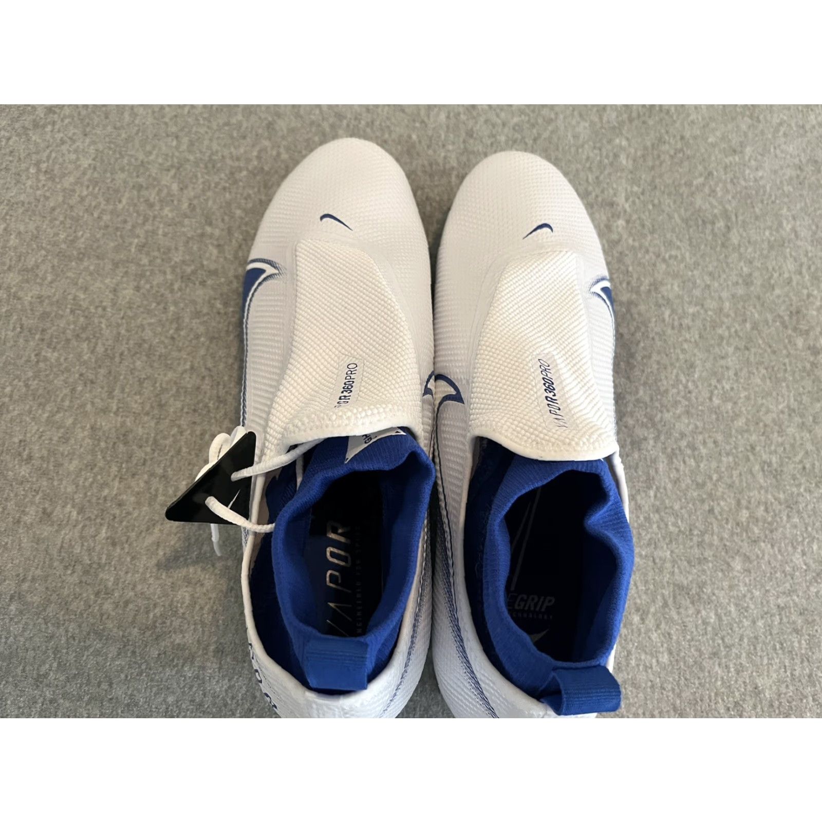 Nike Nike Vapor Edge Pro 360 Football Cleats Mens Size 15 White Royal Blue Ghost Laces Nike Vapor Edge Pro 360 AO8277-101 Brand New Size US 15 / EU 48 - 6 Thumbnail