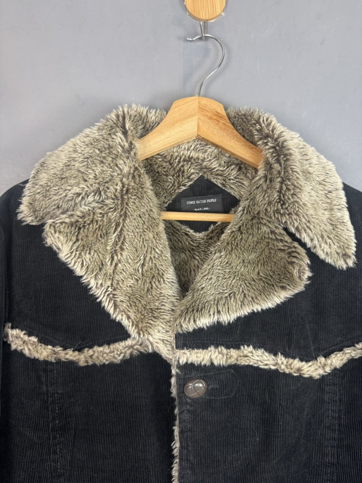 Japanese Brand × Le Grande Bleu (L.G.B.) × Vintage Vintage Power To The People Fleece Inside Jacket Size US M / EU 48-50 / 2 - 3 Thumbnail