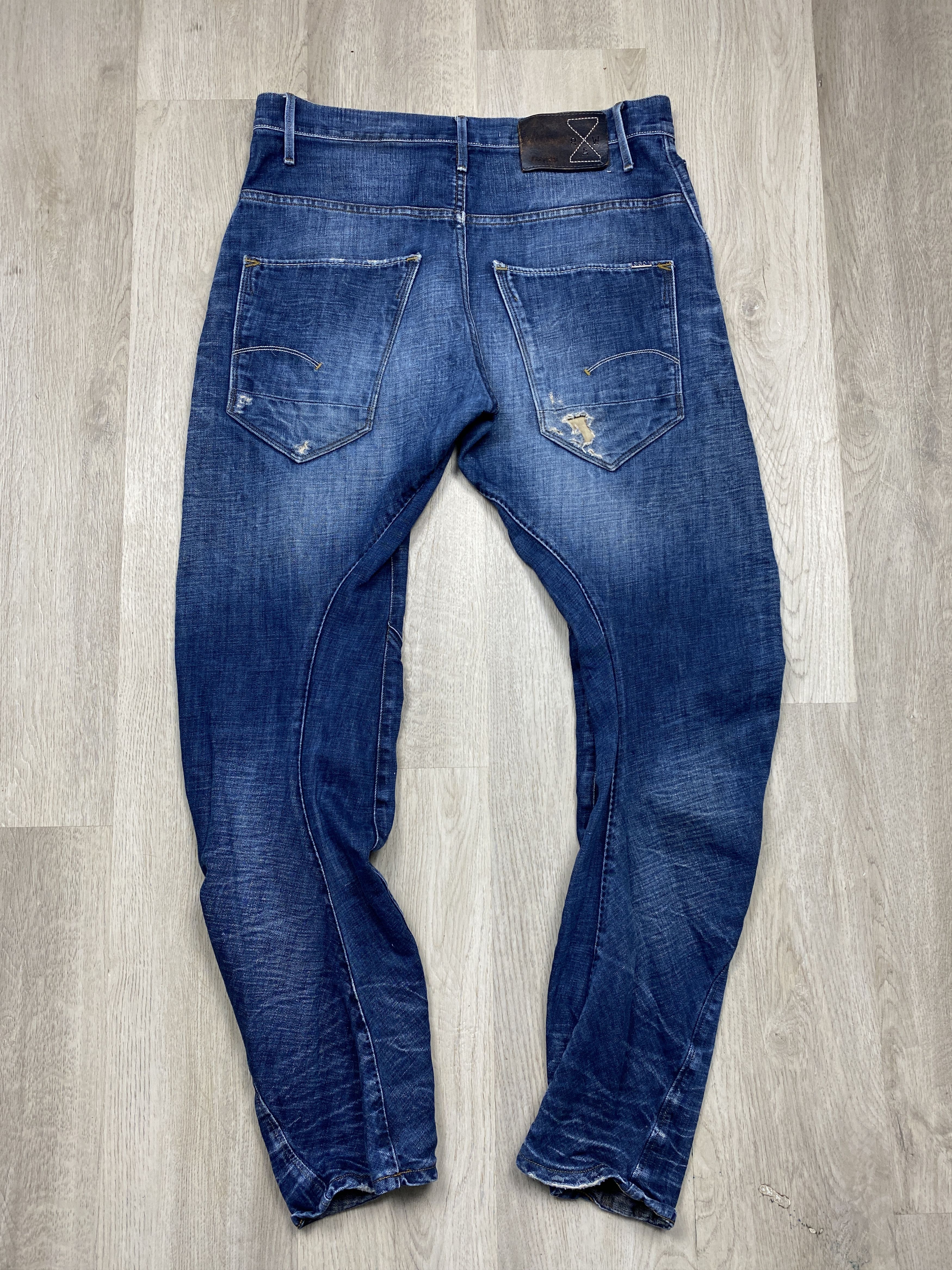G-Star G Star Raw Arc Vintage Mens Denim Pants Jeans Size US 34 / EU 50 - 6 Thumbnail