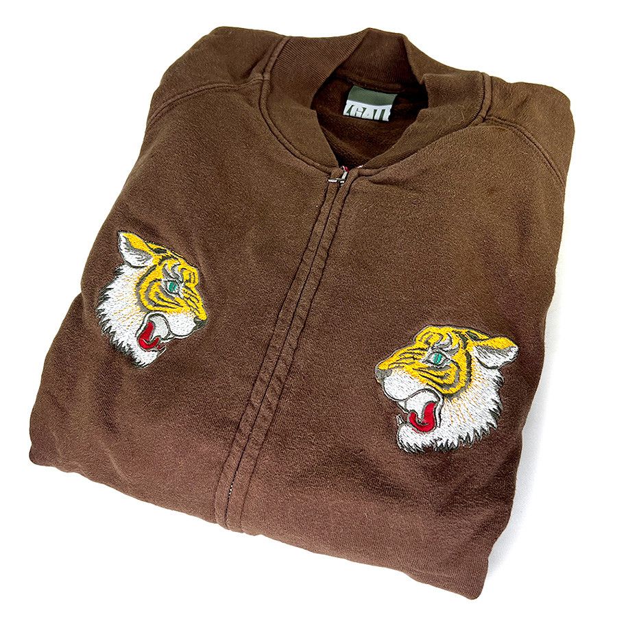 Other Vintage Brown Embroidered Tiger Sweatshirt from Japan Size US M / EU 48-50 / 2 - 1 Thumbnail